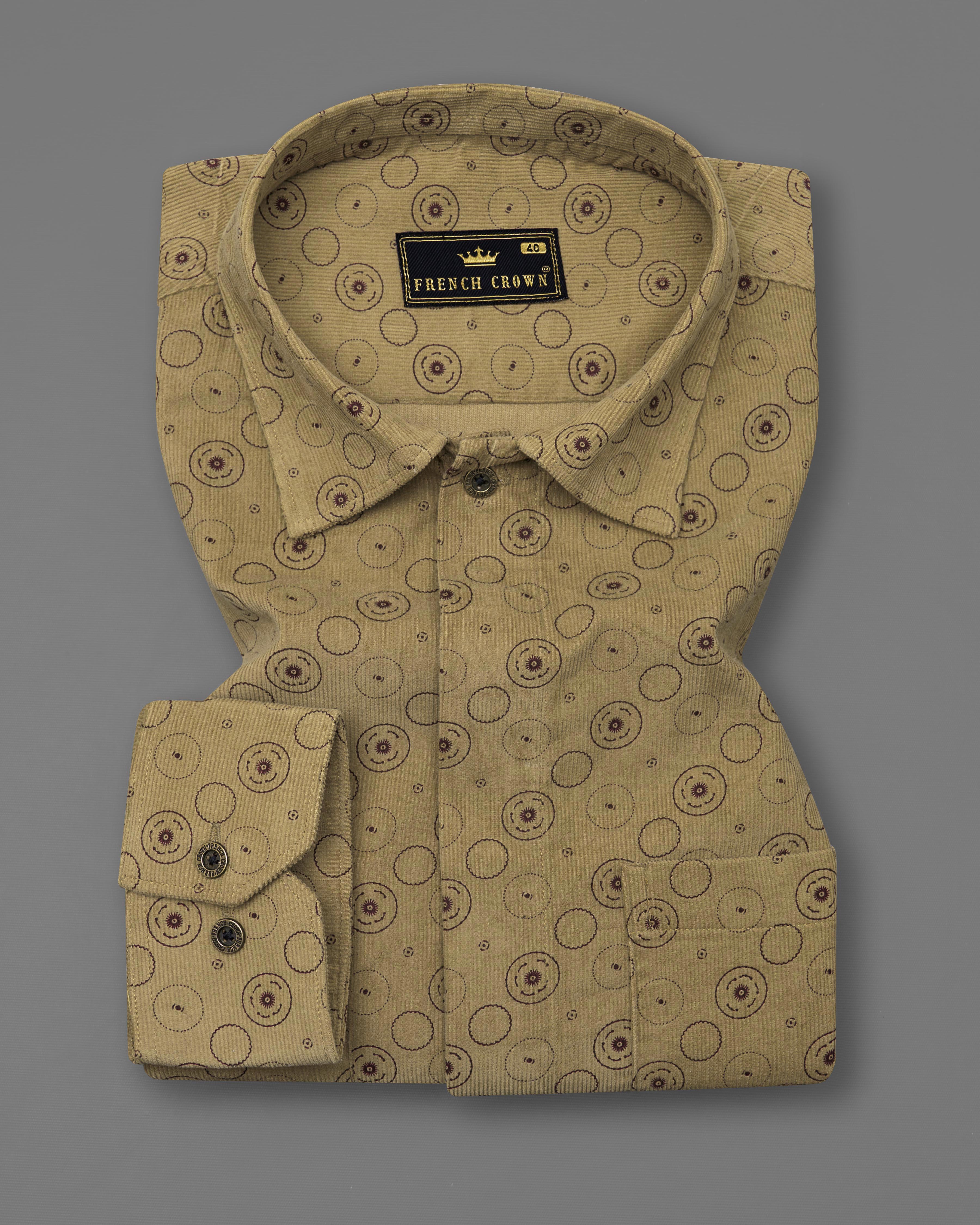 Dark Beige and Eclipse Brown Textured with Patchwork Corduroy Designer Shirt 9376-OS-P132-38, 9376-OS-P132-H-38, 9376-OS-P132-39, 9376-OS-P132-H-39, 9376-OS-P132-40, 9376-OS-P132-H-40, 9376-OS-P132-42, 9376-OS-P132-H-42, 9376-OS-P132-44, 9376-OS-P132-H-44, 9376-OS-P132-46, 9376-OS-P132-H-46, 9376-OS-P132-48, 9376-OS-P132-H-48, 9376-OS-P132-50, 9376-OS-P132-H-50, 9376-OS-P132-52, 9376-OS-P132-H-52