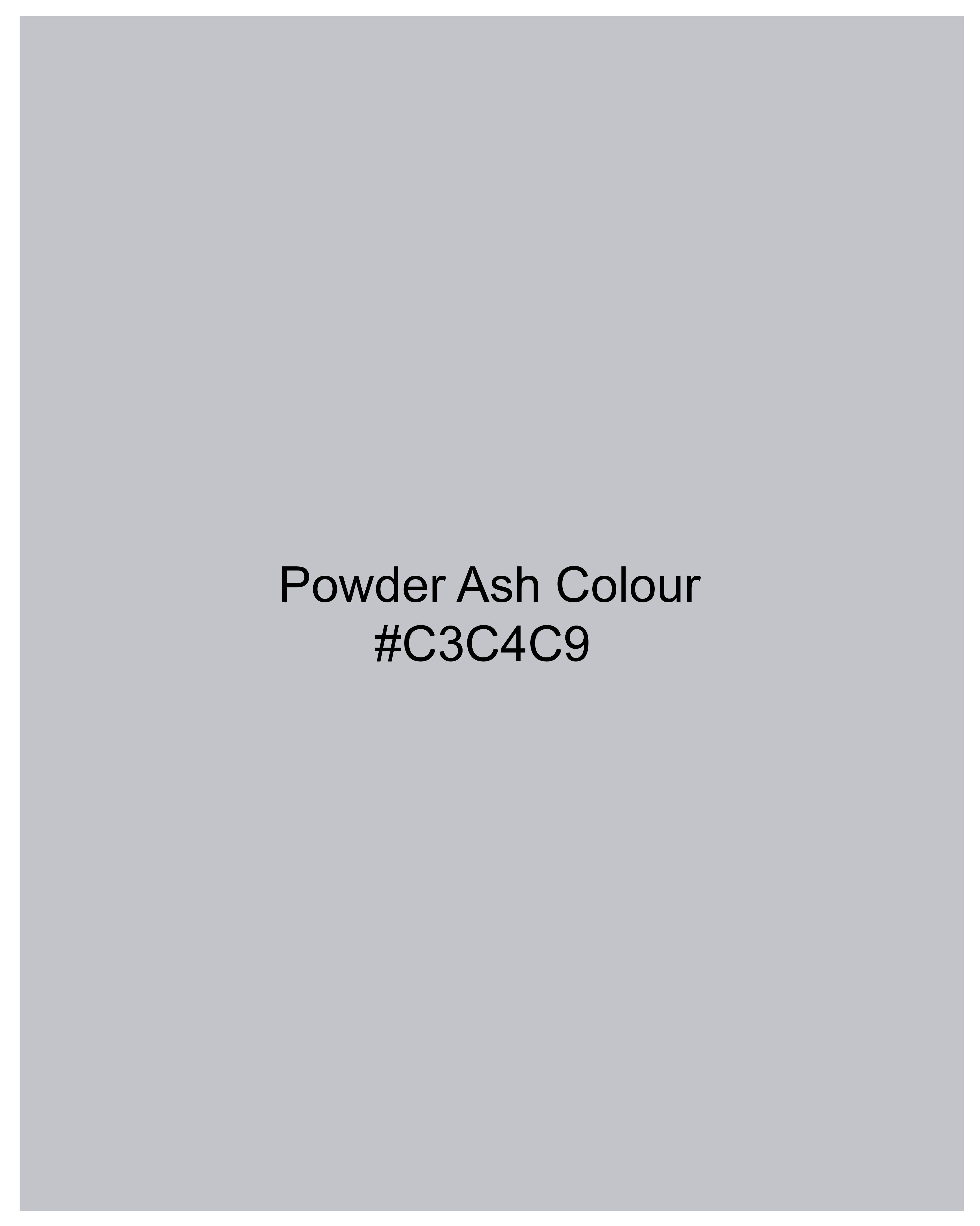 Powder Ash Gray with Brown Elbow Patch Flannel Bomber Jacket