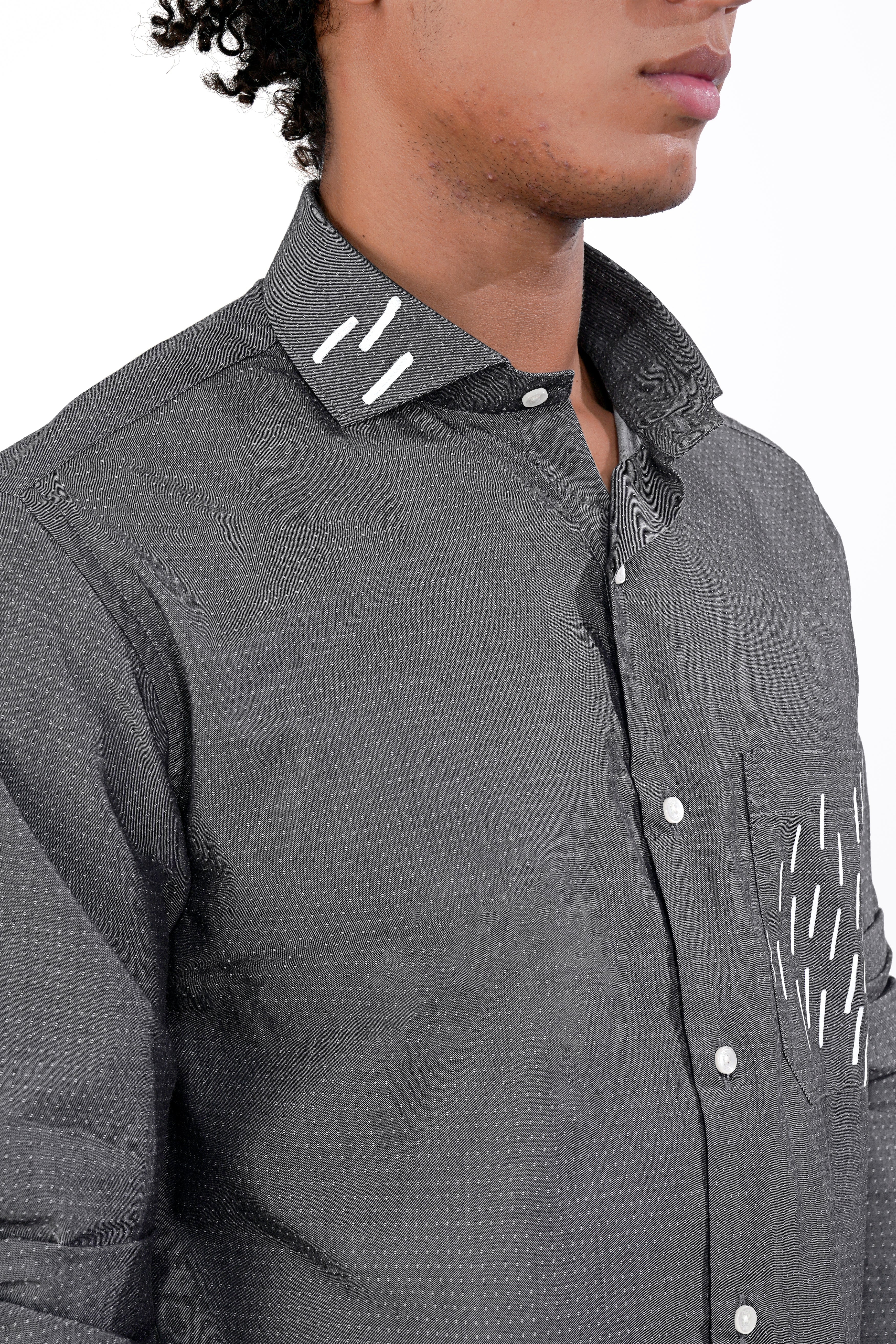 Gravel Gray Hand Painted Twill Premium Cotton Designer Shirt 9435-CA-ART-38, 9435-CA-ART-H-38, 9435-CA-ART-39, 9435-CA-ART-H-39, 9435-CA-ART-40, 9435-CA-ART-H-40, 9435-CA-ART-42, 9435-CA-ART-H-42, 9435-CA-ART-44, 9435-CA-ART-H-44, 9435-CA-ART-46, 9435-CA-ART-H-46, 9435-CA-ART-48, 9435-CA-ART-H-48, 9435-CA-ART-50, 9435-CA-ART-H-50, 9435-CA-ART-52, 9435-CA-ART-H-52