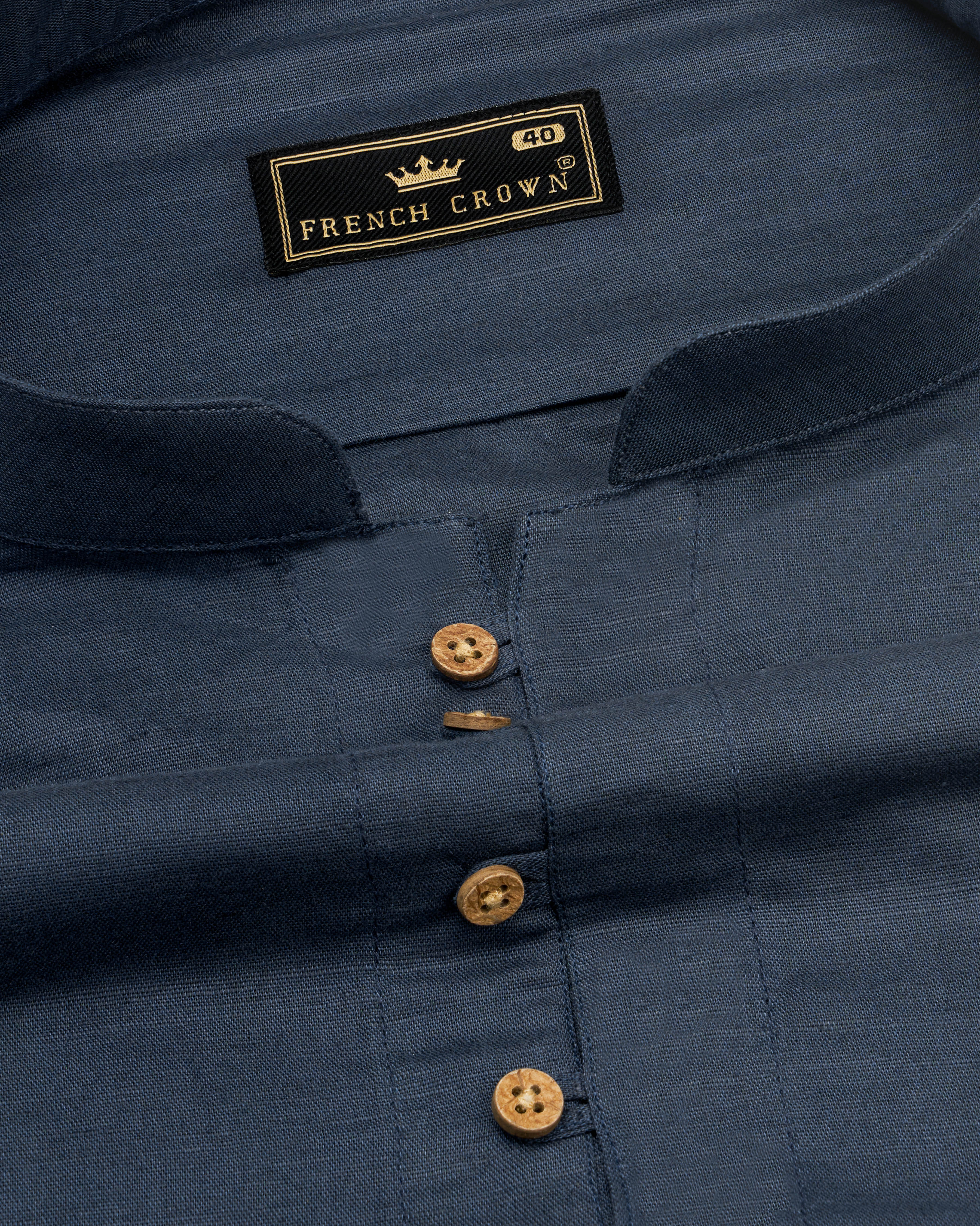 Tuna Blue Luxurious Linen Kurta Shirt 9440-KS-38, 9440-KS-H-38, 9440-KS-39, 9440-KS-H-39, 9440-KS-40, 9440-KS-H-40, 9440-KS-42, 9440-KS-H-42, 9440-KS-44, 9440-KS-H-44, 9440-KS-46, 9440-KS-H-46, 9440-KS-48, 9440-KS-H-48, 9440-KS-50, 9440-KS-H-50, 9440-KS-52, 9440-KS-H-52