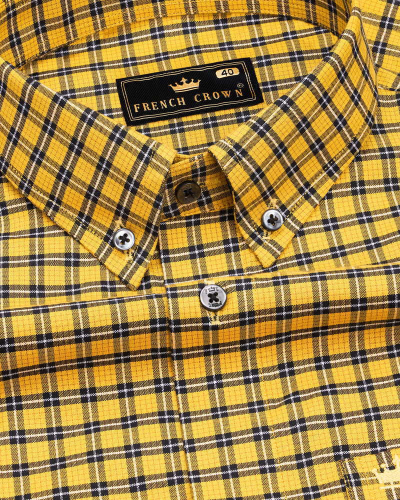 Macaroni Yellow with Black Checkered Royal Oxford Shirt 9462-BD-BLK-38, 9462-BD-BLK-H-38, 9462-BD-BLK-39, 9462-BD-BLK-H-39, 9462-BD-BLK-40, 9462-BD-BLK-H-40, 9462-BD-BLK-42, 9462-BD-BLK-H-42, 9462-BD-BLK-44, 9462-BD-BLK-H-44, 9462-BD-BLK-46, 9462-BD-BLK-H-46, 9462-BD-BLK-48, 9462-BD-BLK-H-48, 9462-BD-BLK-50, 9462-BD-BLK-H-50, 9462-BD-BLK-52, 9462-BD-BLK-H-52