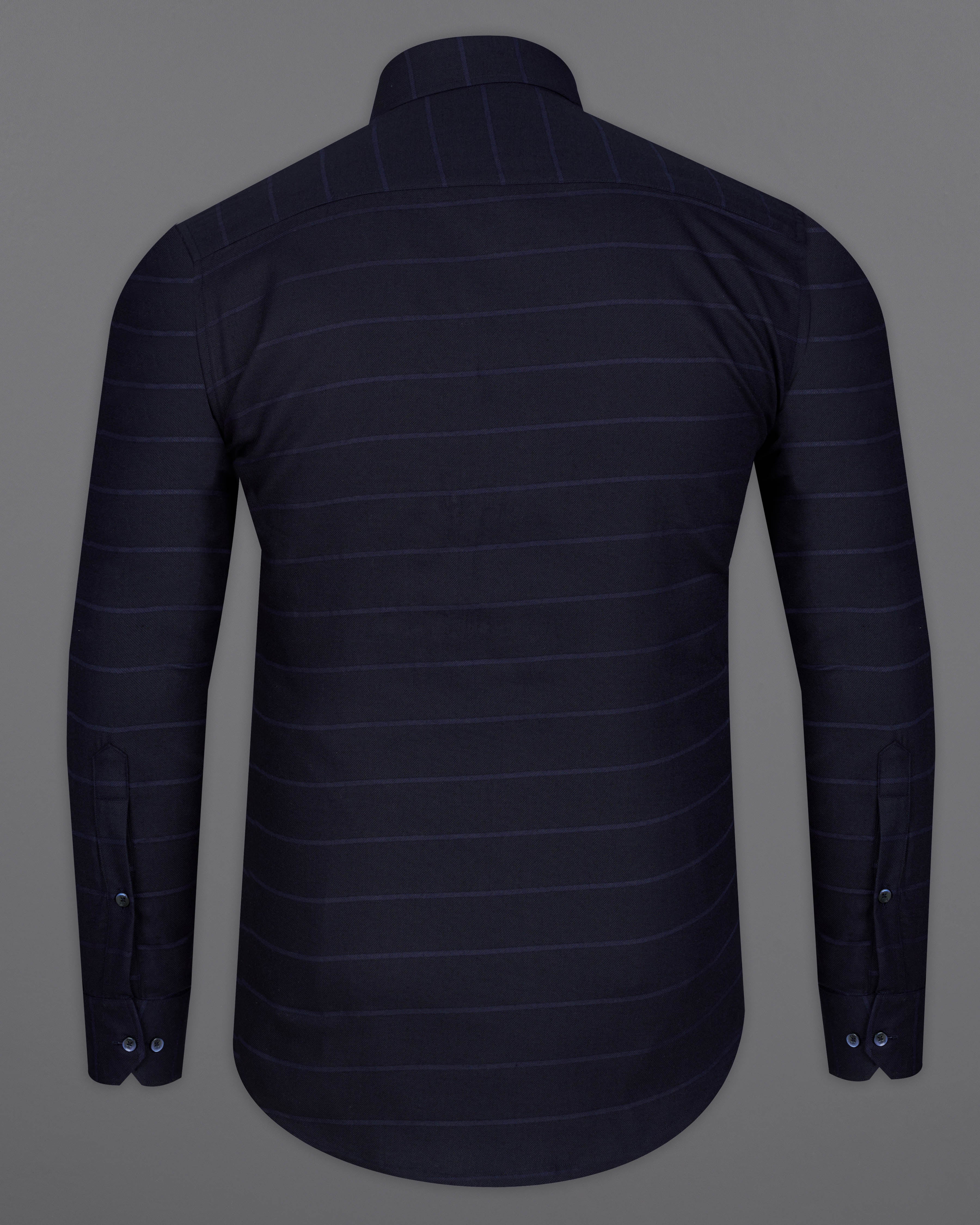 Cinder Black Striped Dobby Textured Premium Giza Cotton Shirt 9558-BLE-38, 9558-BLE-H-38, 9558-BLE-39, 9558-BLE-H-39, 9558-BLE-40, 9558-BLE-H-40, 9558-BLE-42, 9558-BLE-H-42, 9558-BLE-44, 9558-BLE-H-44, 9558-BLE-46, 9558-BLE-H-46, 9558-BLE-48, 9558-BLE-H-48, 9558-BLE-50, 9558-BLE-H-50, 9558-BLE-52, 9558-BLE-H-52