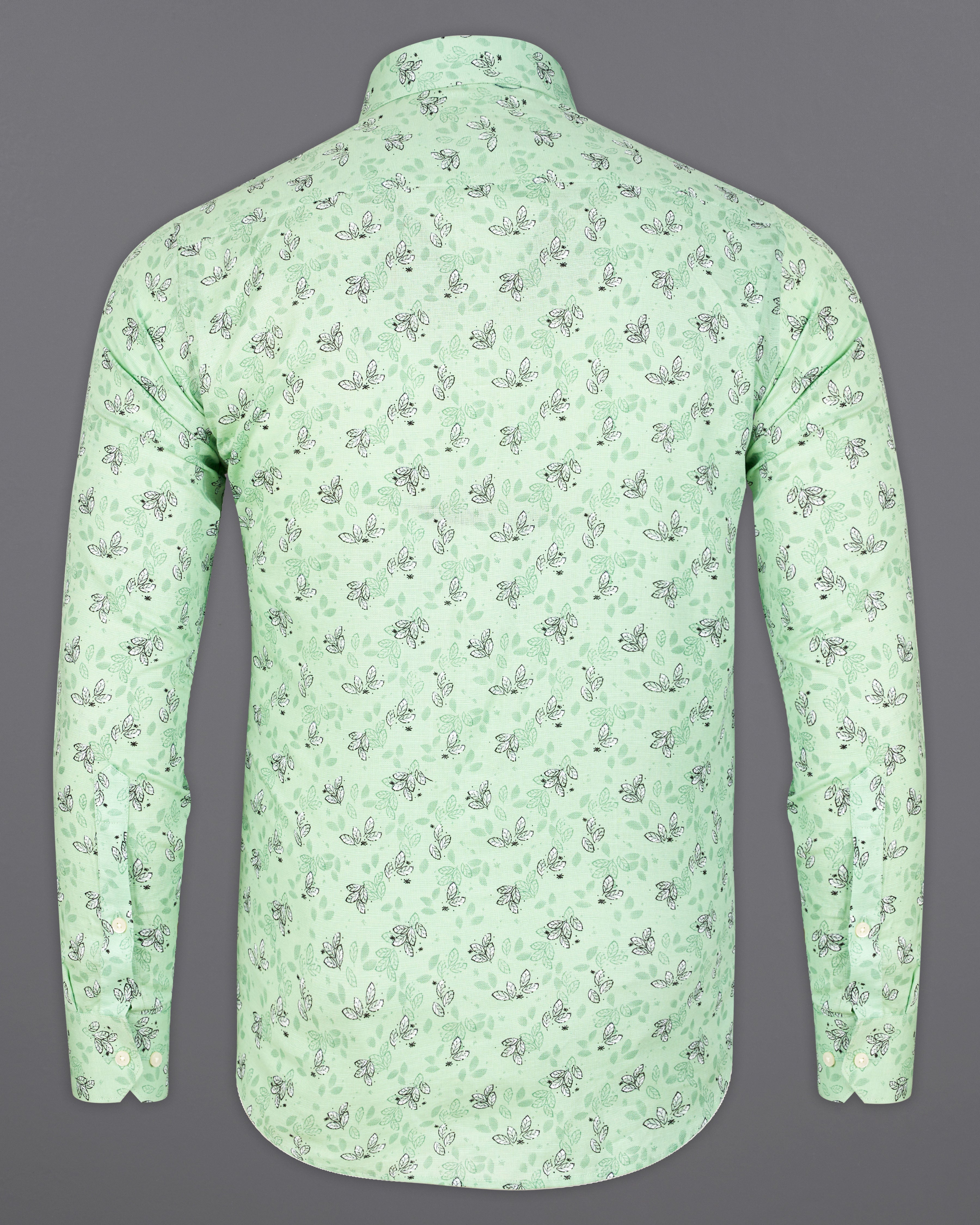 Beryl Green Ditsy Textured Luxurious Linen Shirt 9567-38, 9567-H-38, 9567-39, 9567-H-39, 9567-40, 9567-H-40, 9567-42, 9567-H-42, 9567-44, 9567-H-44, 9567-46, 9567-H-46, 9567-48, 9567-H-48, 9567-50, 9567-H-50, 9567-52, 9567-H-52