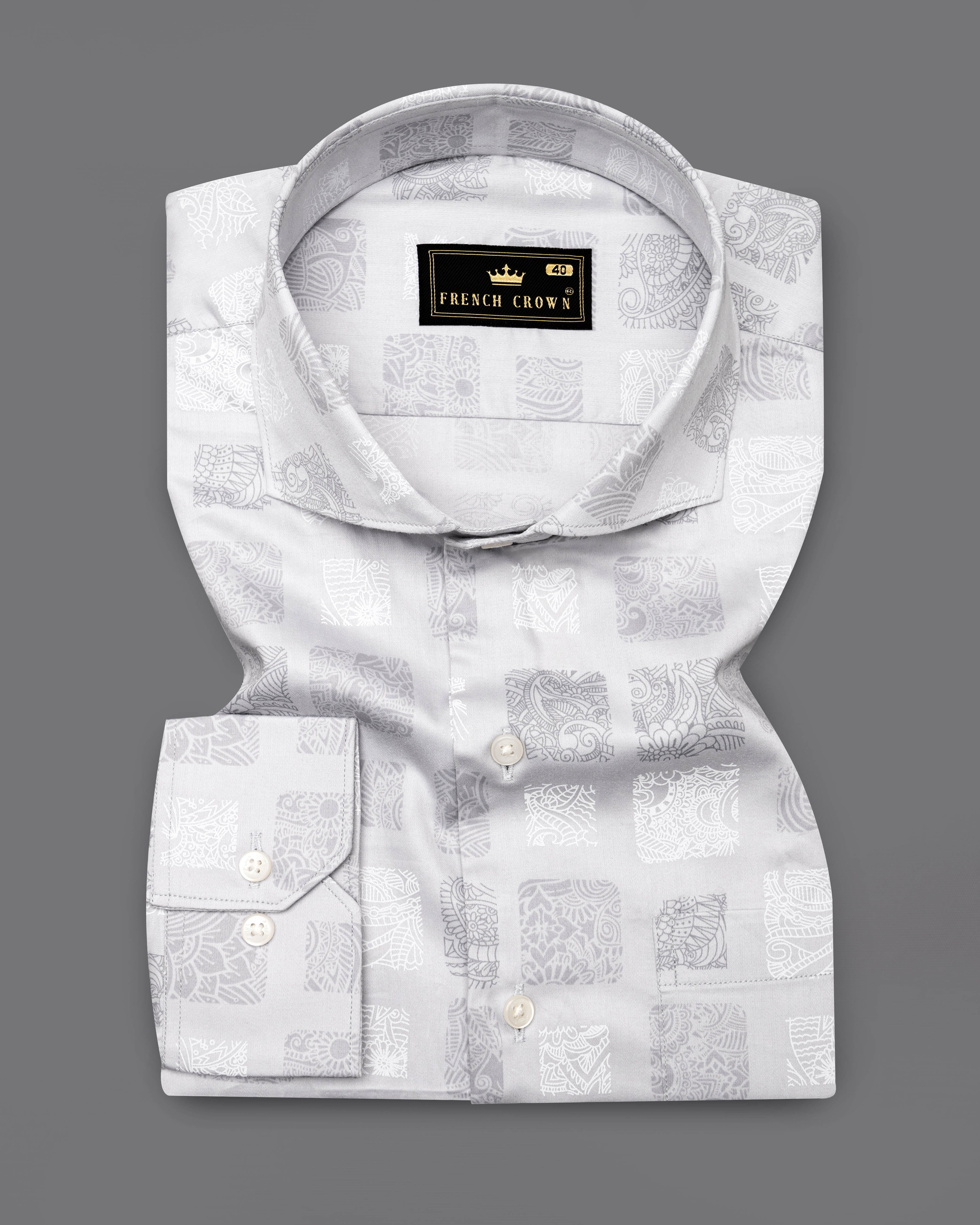 Mercury with Quartz Gray Box Like Printed Super Soft Premium Cotton Shirt 9569-CA-38, 9569-CA-H-38, 9569-CA-39, 9569-CA-H-39, 9569-CA-40, 9569-CA-H-40, 9569-CA-42, 9569-CA-H-42, 9569-CA-44, 9569-CA-H-44, 9569-CA-46, 9569-CA-H-46, 9569-CA-48, 9569-CA-H-48, 9569-CA-50, 9569-CA-H-50, 9569-CA-52, 9569-CA-H-52