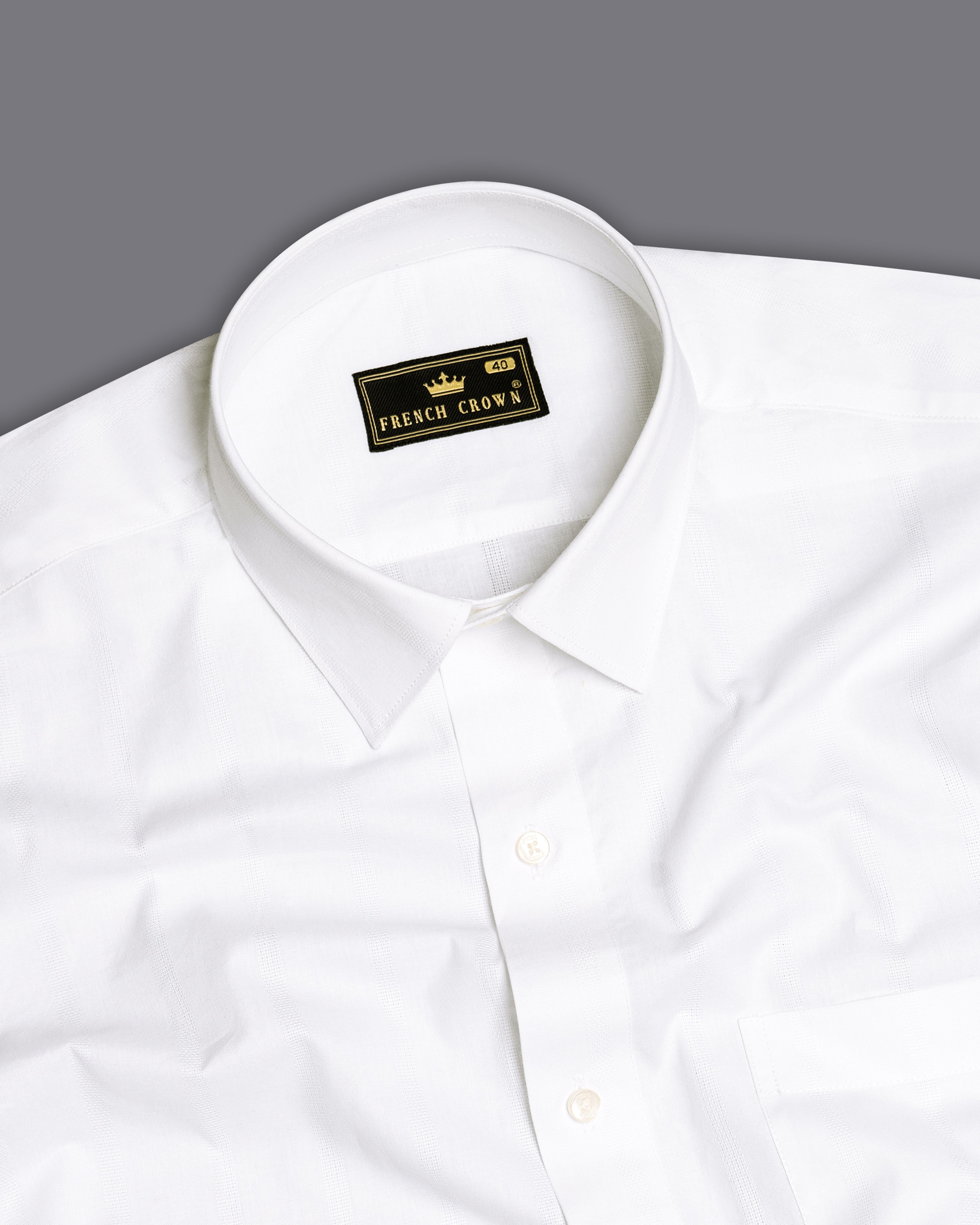Bright White Dobby Textured Premium Giza Cotton Shirt 9578-38, 9578-H-38, 9578-39, 9578-H-39, 9578-40, 9578-H-40, 9578-42, 9578-H-42, 9578-44, 9578-H-44, 9578-46, 9578-H-46, 9578-48, 9578-H-48, 9578-50, 9578-H-50, 9578-52, 9578-H-52