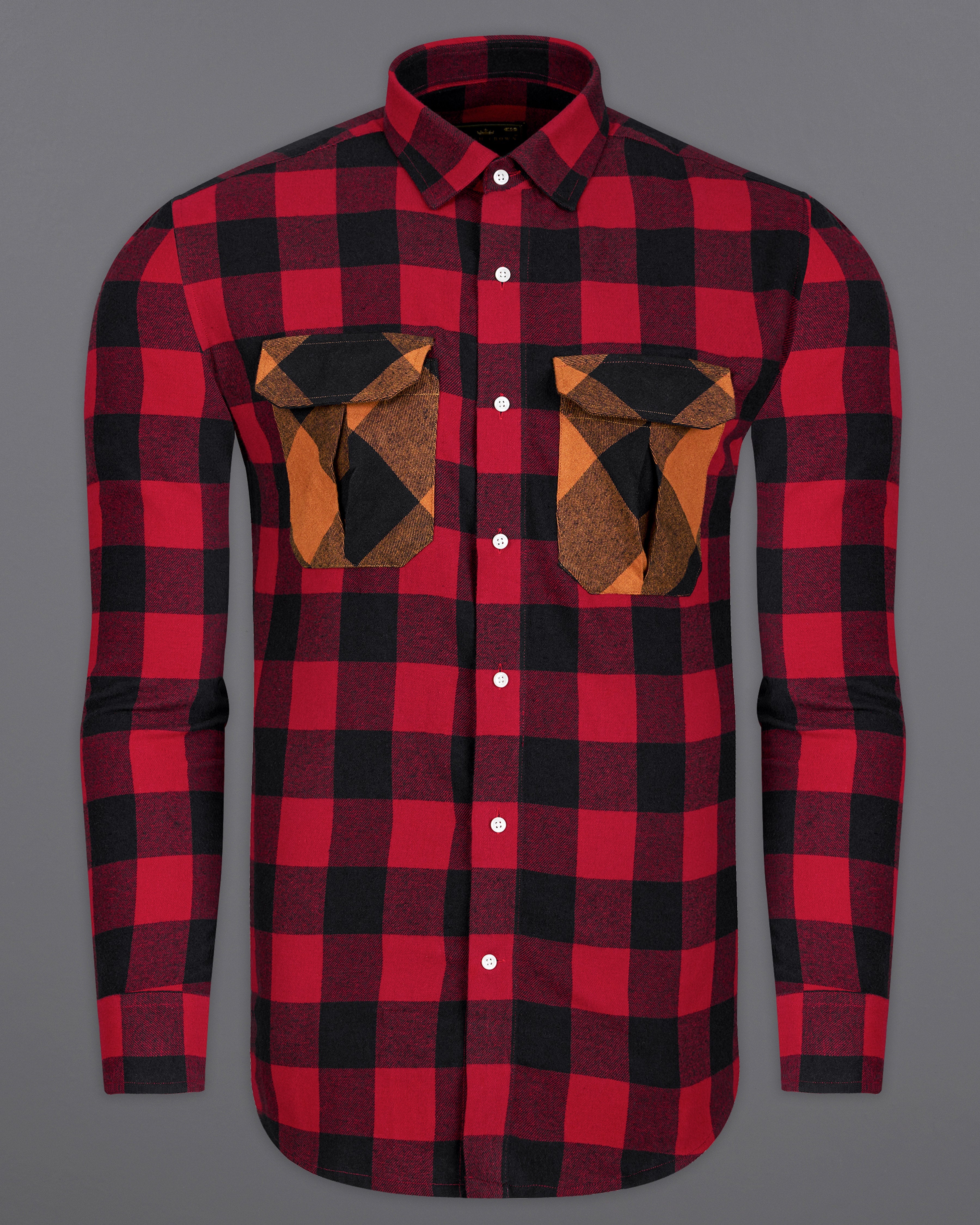 Shiraz Red and Black Checked Flannel Designer OverShirt 9600-OS-FP-38,9600-OS-FP-H-38,9600-OS-FP-39,9600-OS-FP-H-39,9600-OS-FP-40,9600-OS-FP-H-40,9600-OS-FP-42,9600-OS-FP-H-42,9600-OS-FP-44,9600-OS-FP-H-44,9600-OS-FP-46,9600-OS-FP-H-46,9600-OS-FP-48,9600-OS-FP-H-48,9600-OS-FP-50,9600-OS-FP-H-50,9600-OS-FP-52,9600-OS-FP-H-52