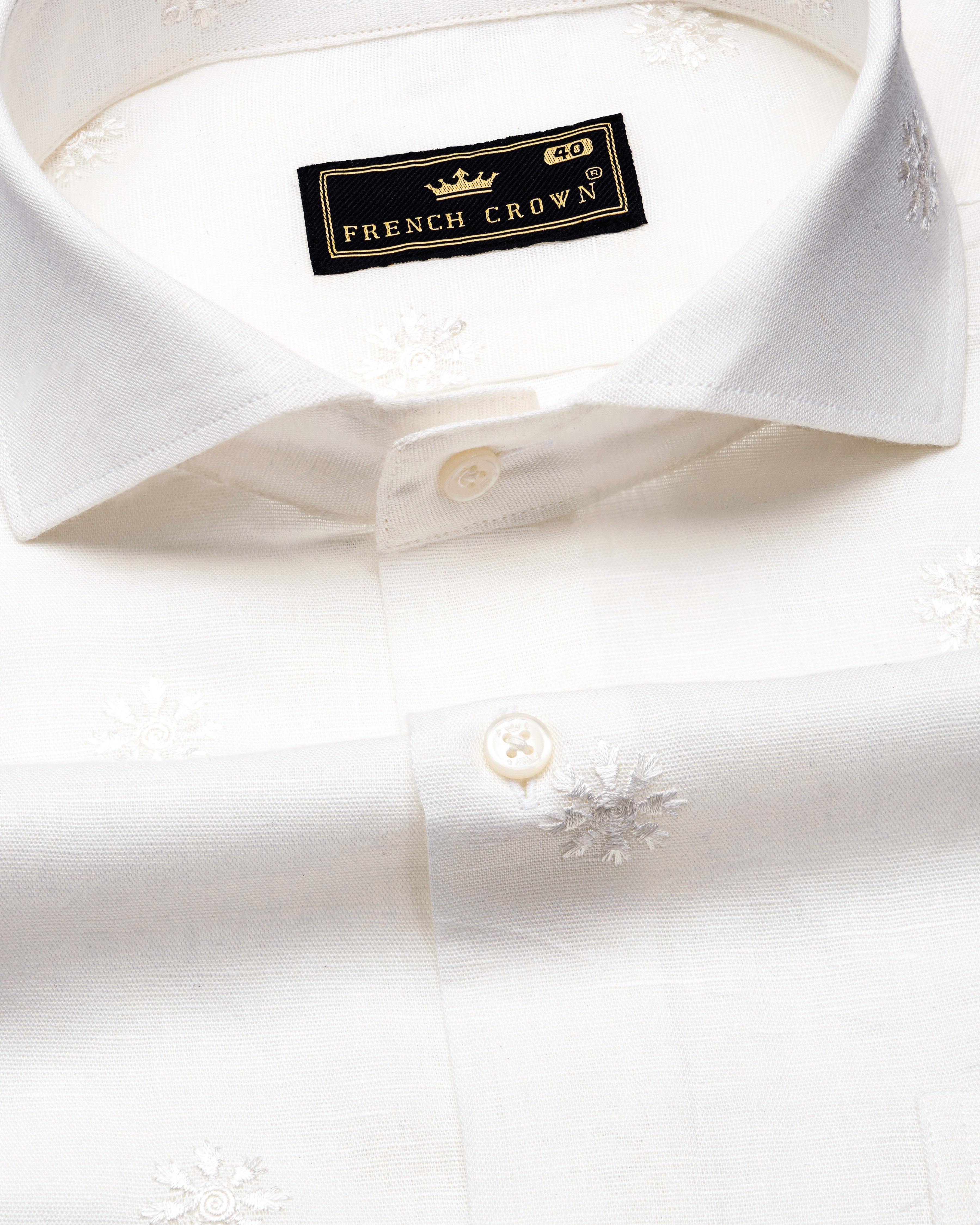 Bright White Embroidered Luxurious Linen Shirt 9713-CA-38, 9713-CA-H-38, 9713-CA-39, 9713-CA-H-39, 9713-CA-40, 9713-CA-H-40, 9713-CA-42, 9713-CA-H-42, 9713-CA-44, 9713-CA-H-44, 9713-CA-46, 9713-CA-H-46, 9713-CA-48, 9713-CA-H-48, 9713-CA-50, 9713-CA-H-50, 9713-CA-52, 9713-CA-H-52