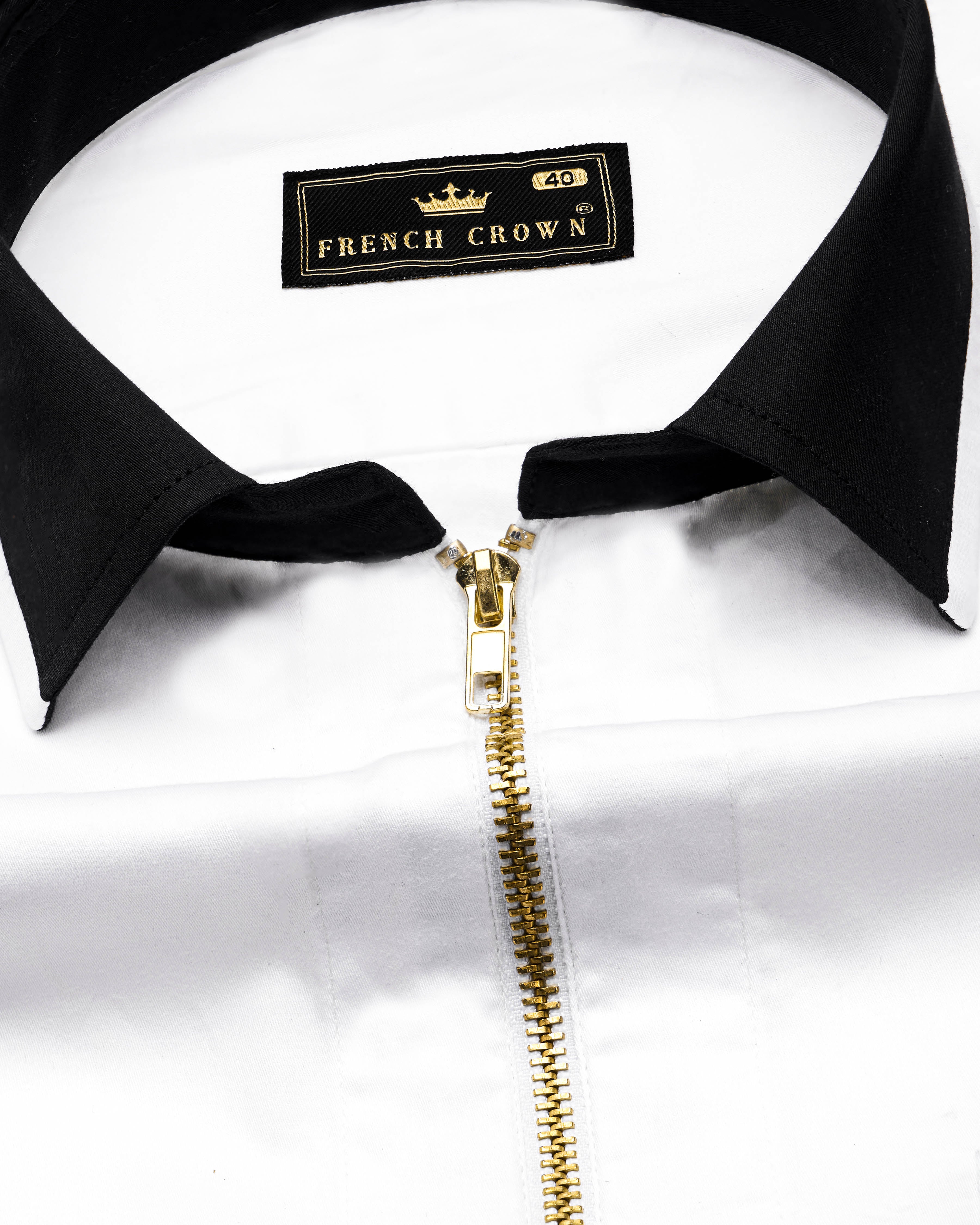 Bright White Super Soft Premium Cotton Designer Shirt with Black Collar and Cuffs 9730-BCC-ZP-P76-38, 9730-BCC-ZP-P76-H-38, 9730-BCC-ZP-P76-39, 9730-BCC-ZP-P76-H-39, 9730-BCC-ZP-P76-40, 9730-BCC-ZP-P76-H-40, 9730-BCC-ZP-P76-42, 9730-BCC-ZP-P76-H-42, 9730-BCC-ZP-P76-44, 9730-BCC-ZP-P76-H-44, 9730-BCC-ZP-P76-46, 9730-BCC-ZP-P76-H-46, 9730-BCC-ZP-P76-48, 9730-BCC-ZP-P76-H-48, 9730-BCC-ZP-P76-50, 9730-BCC-ZP-P76-H-50, 9730-BCC-ZP-P76-52, 9730-BCC-ZP-P76-H-52