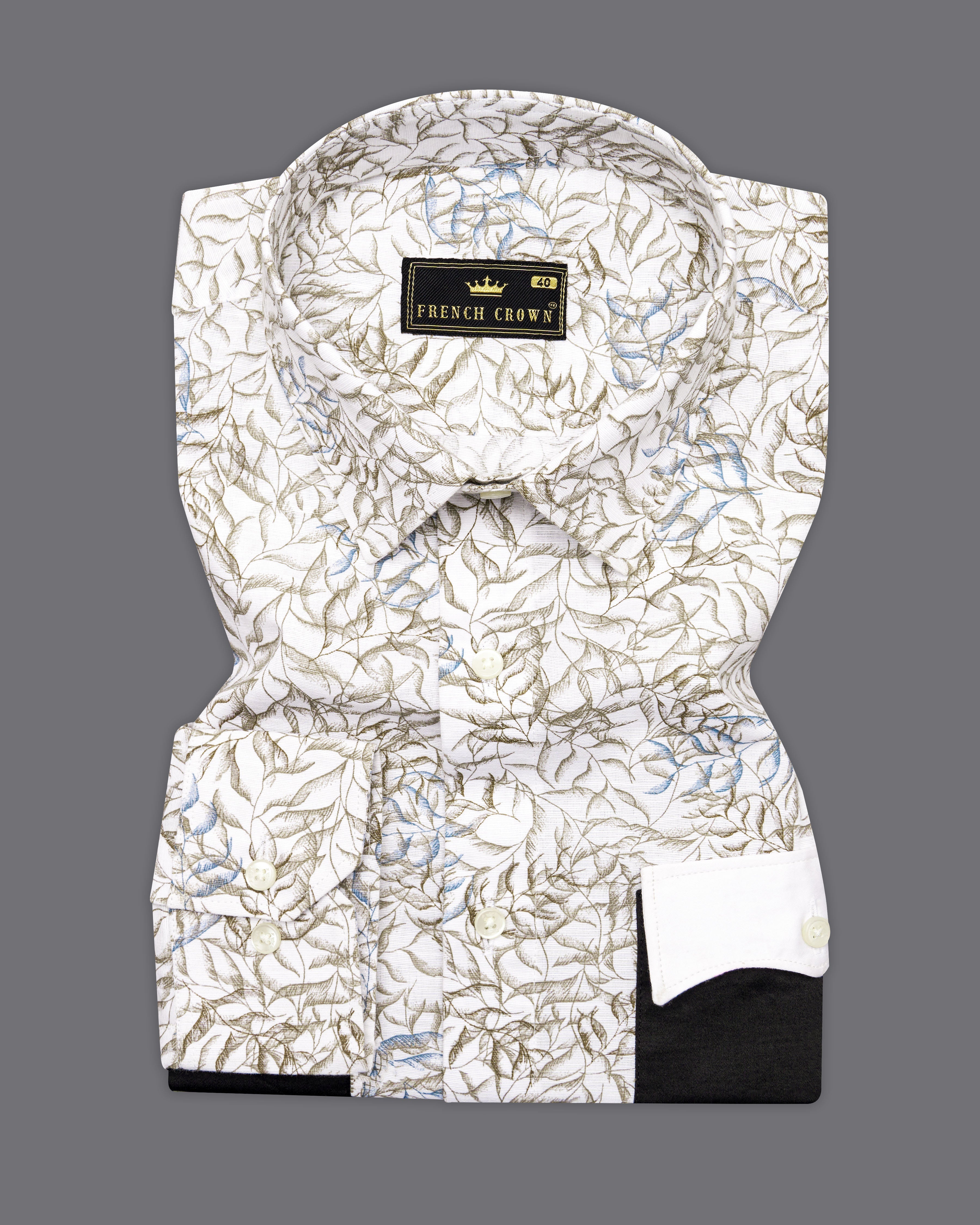 Pearl Cream with Finch Brown Textured Luxurious Linen Designer Shirt 9752-P402-38, 9752-P402-H-38, 9752-P402-39, 9752-P402-H-39, 9752-P402-40, 9752-P402-H-40, 9752-P402-42, 9752-P402-H-42, 9752-P402-44, 9752-P402-H-44, 9752-P402-46, 9752-P402-H-46, 9752-P402-48, 9752-P402-H-48, 9752-P402-50, 9752-P402-H-50, 9752-P402-52, 9752-P402-H-52