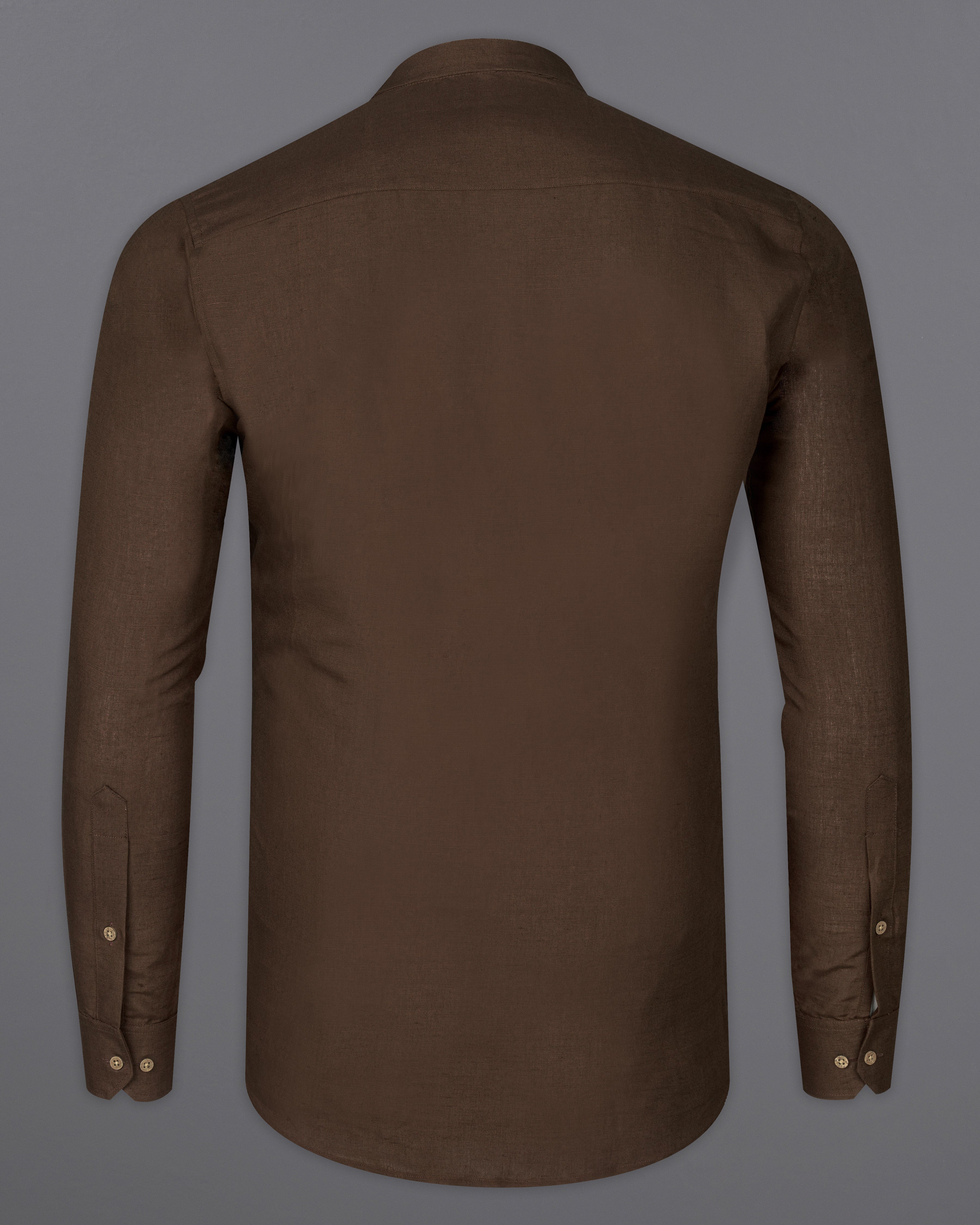 Bistre Brown Luxurious Linen Kurta Shirt 9755-KS-38, 9755-KS-H-38, 9755-KS-39, 9755-KS-H-39, 9755-KS-40, 9755-KS-H-40, 9755-KS-42, 9755-KS-H-42, 9755-KS-44, 9755-KS-H-44, 9755-KS-46, 9755-KS-H-46, 9755-KS-48, 9755-KS-H-48, 9755-KS-50, 9755-KS-H-50, 9755-KS-52, 9755-KS-H-52