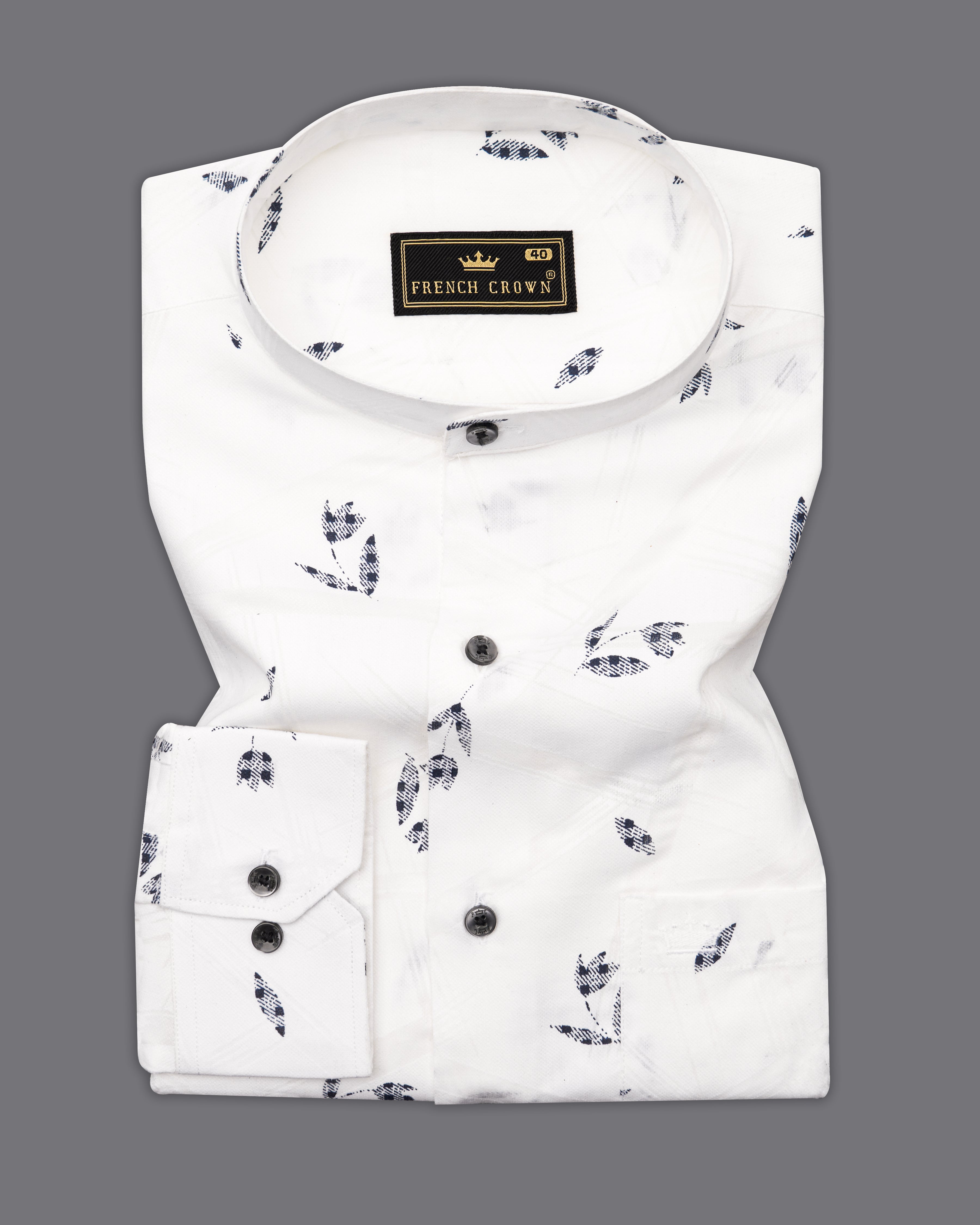 Bright White Leaves Dobby Textured Premium Giza Cotton Shirt 9761-M-BLK-38, 9761-M-BLK-H-38, 9761-M-BLK-39, 9761-M-BLK-H-39, 9761-M-BLK-40, 9761-M-BLK-H-40, 9761-M-BLK-42, 9761-M-BLK-H-42, 9761-M-BLK-44, 9761-M-BLK-H-44, 9761-M-BLK-46, 9761-M-BLK-H-46, 9761-M-BLK-48, 9761-M-BLK-H-48, 9761-M-BLK-50, 9761-M-BLK-H-50, 9761-M-BLK-52, 9761-M-BLK-H-52