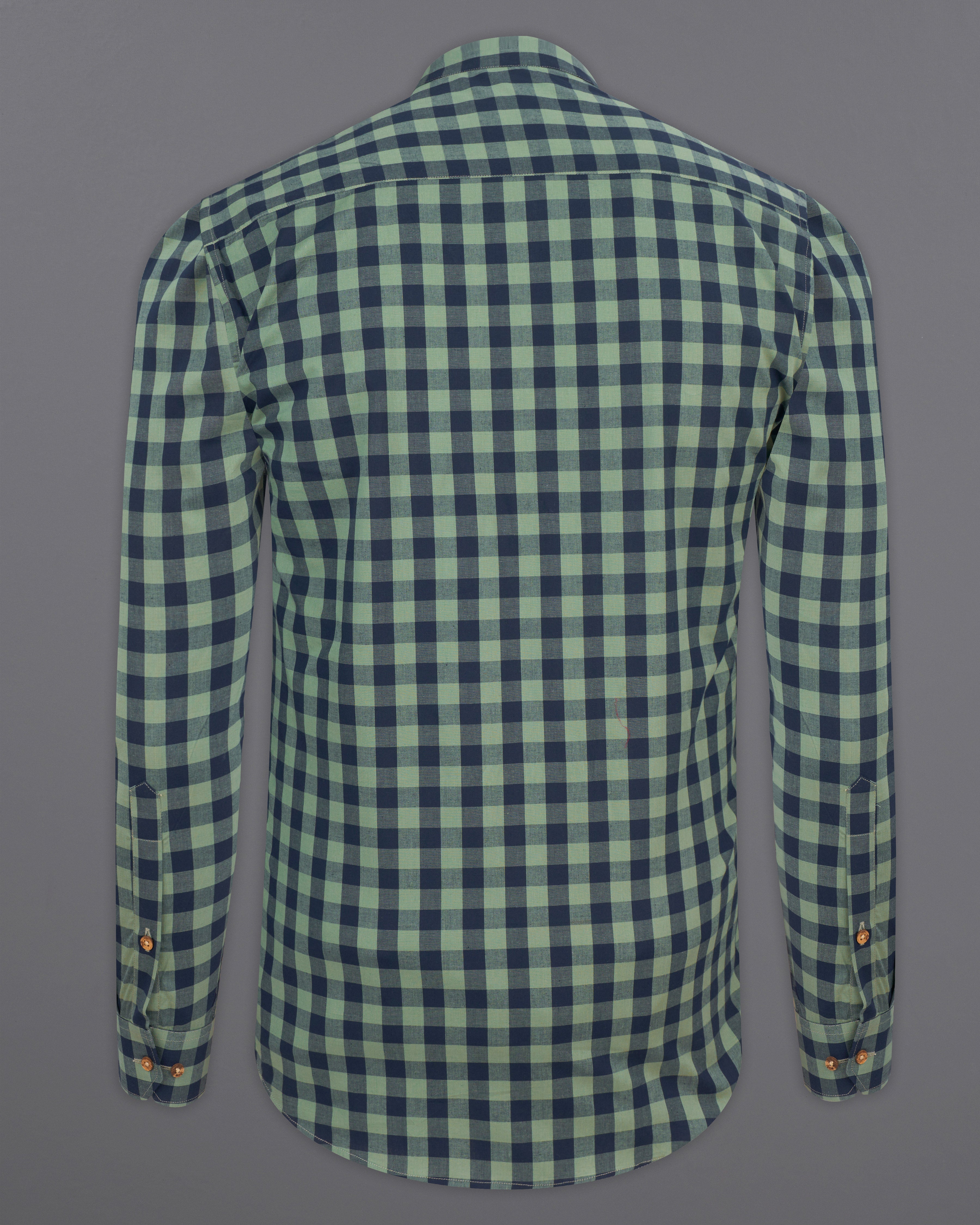 Battleship Green and Valhalla Blue Checkered Premium Cotton Kurta Shirt 9780-KS-38, 9780-KS-H-38, 9780-KS-39, 9780-KS-H-39, 9780-KS-40, 9780-KS-H-40, 9780-KS-42, 9780-KS-H-42, 9780-KS-44, 9780-KS-H-44, 9780-KS-46, 9780-KS-H-46, 9780-KS-48, 9780-KS-H-48, 9780-KS-50, 9780-KS-H-50, 9780-KS-52, 9780-KS-H-52