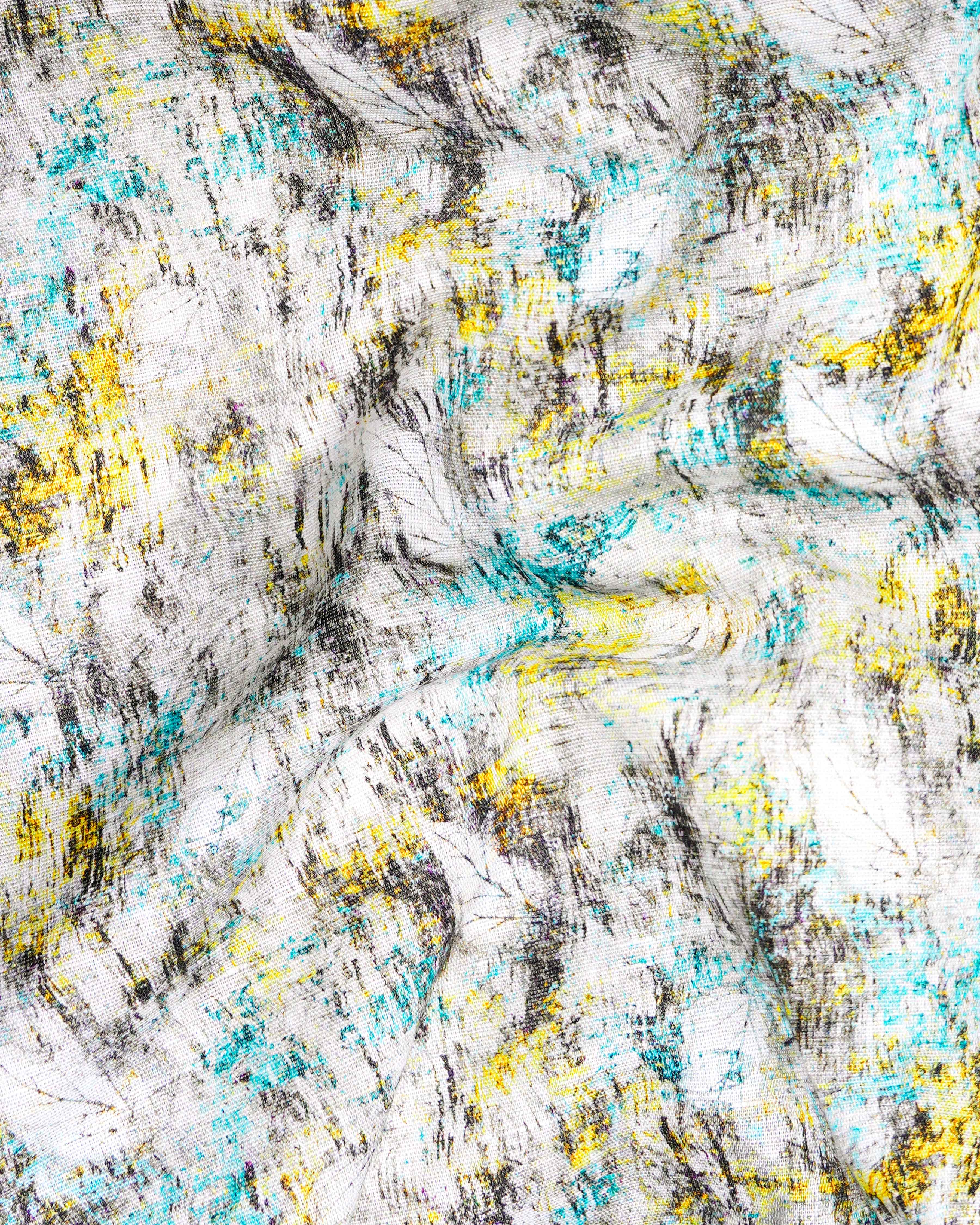 Eagle Gray and White Multicolour Printed Luxurious Linen Shirt 9870-CC-BLK-SS-38, 9870-CC-BLK-SS-39, 9870-CC-BLK-SS-40, 9870-CC-BLK-SS-42, 9870-CC-BLK-SS-44, 9870-CC-BLK-SS-46, 9870-CC-BLK-SS-48, 9870-CC-BLK-SS-50, 9870-CC-BLK-SS-52