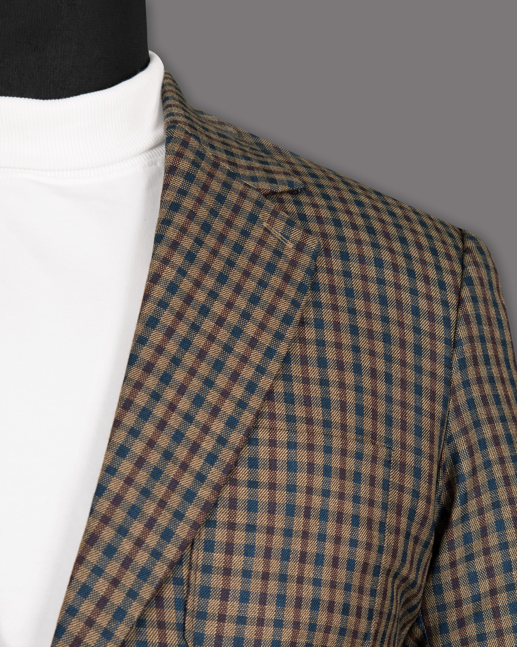 Givry and Blumine Gingham Woolrich Blazer BL1277-SB-PP-36, BL1277-SB-PP-38, BL1277-SB-PP-46, BL1277-SB-PP-58, BL1277-SB-PP-40, BL1277-SB-PP-42, BL1277-SB-PP-44, BL1277-SB-PP-48, BL1277-SB-PP-50, BL1277-SB-PP-52, BL1277-SB-PP-54, BL1277-SB-PP-56, BL1277-SB-PP-60