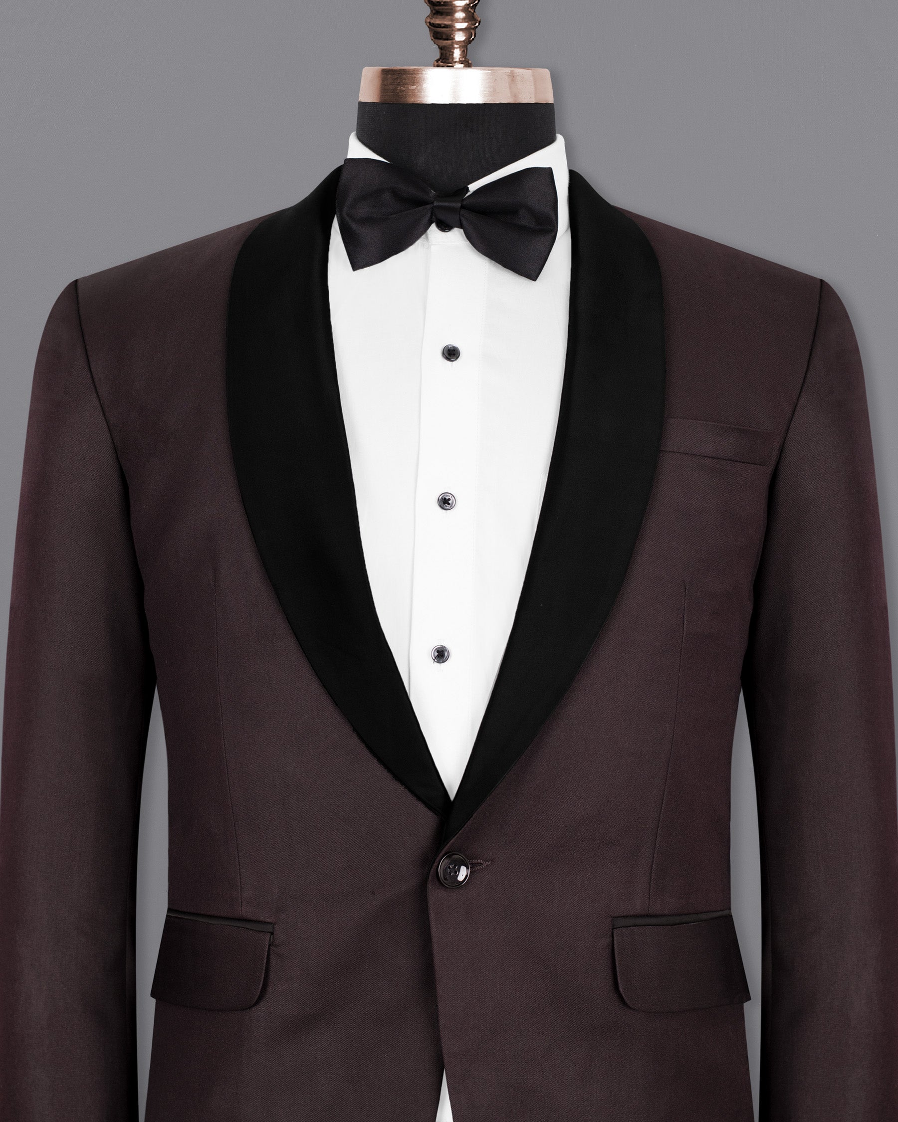 Aubergine Tuxedo Wool Rich Blazer BL1306-BKL-36, BL1306-BKL-38, BL1306-BKL-40, BL1306-BKL-42, BL1306-BKL-44, BL1306-BKL-46, BL1306-BKL-48, BL1306-BKL-50, BL1306-BKL-52, BL1306-BKL-54, BL1306-BKL-56, BL1306-BKL-58, BL1306-BKL-60