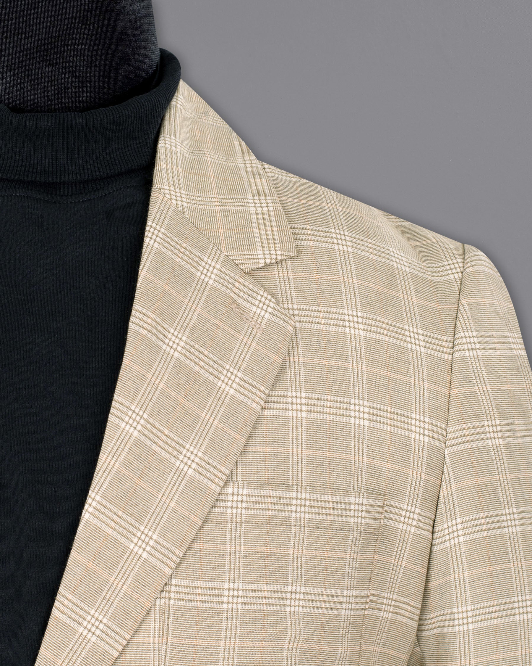 Mongoose Cream Plaid Wool Rich Sports Blazer BL1362-SB-PP-36, BL1362-SB-PP-38, BL1362-SB-PP-40, BL1362-SB-PP-42, BL1362-SB-PP-44, BL1362-SB-PP-46, BL1362-SB-PP-48, BL1362-SB-PP-50, BL1362-SB-PP-52, BL1362-SB-PP-54, BL1362-SB-PP-56, BL1362-SB-PP-58, BL1362-SB-PP-60
