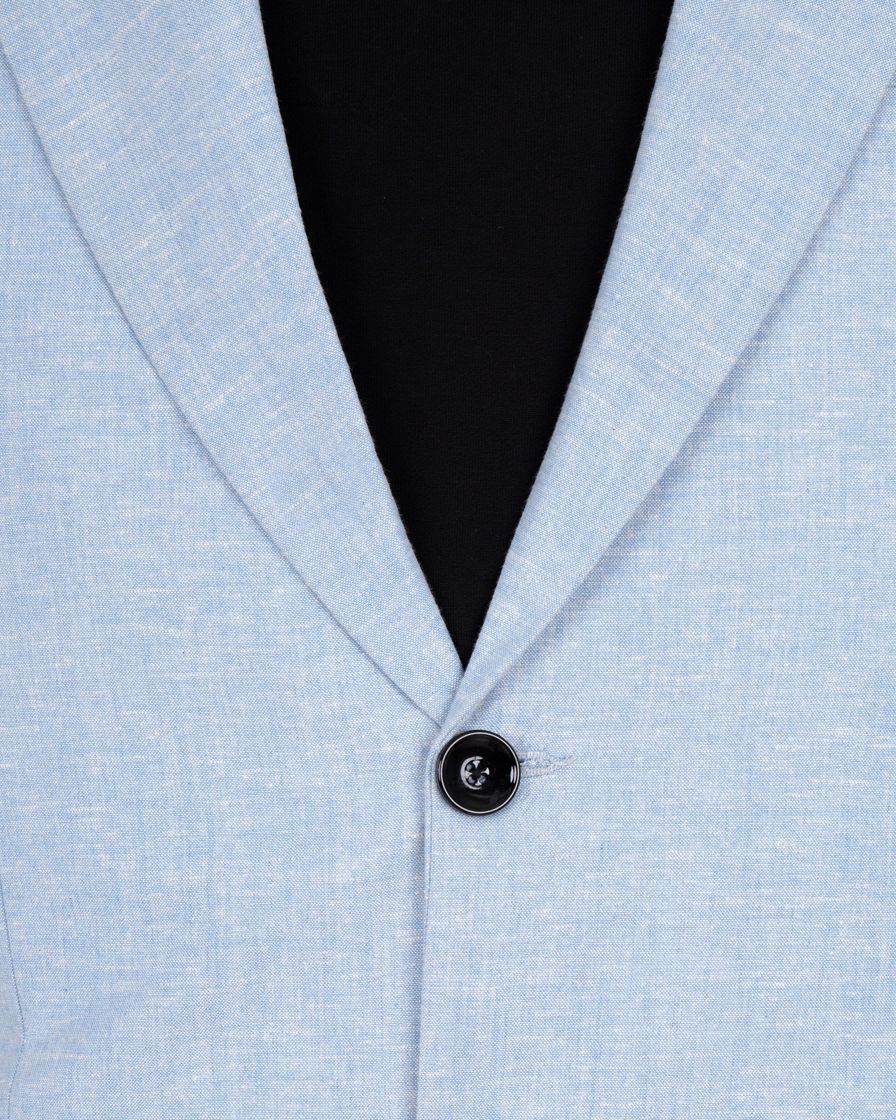 Sky Blue Luxurious Linen Blazer BL1392-SB-36, BL1392-SB-38, BL1392-SB-40, BL1392-SB-42, BL1392-SB-44, BL1392-SB-46, BL1392-SB-48, BL1392-SB-50, BL1392-SB-52, BL1392-SB-54, BL1392-SB-56, BL1392-SB-58, BL1392-SB-60