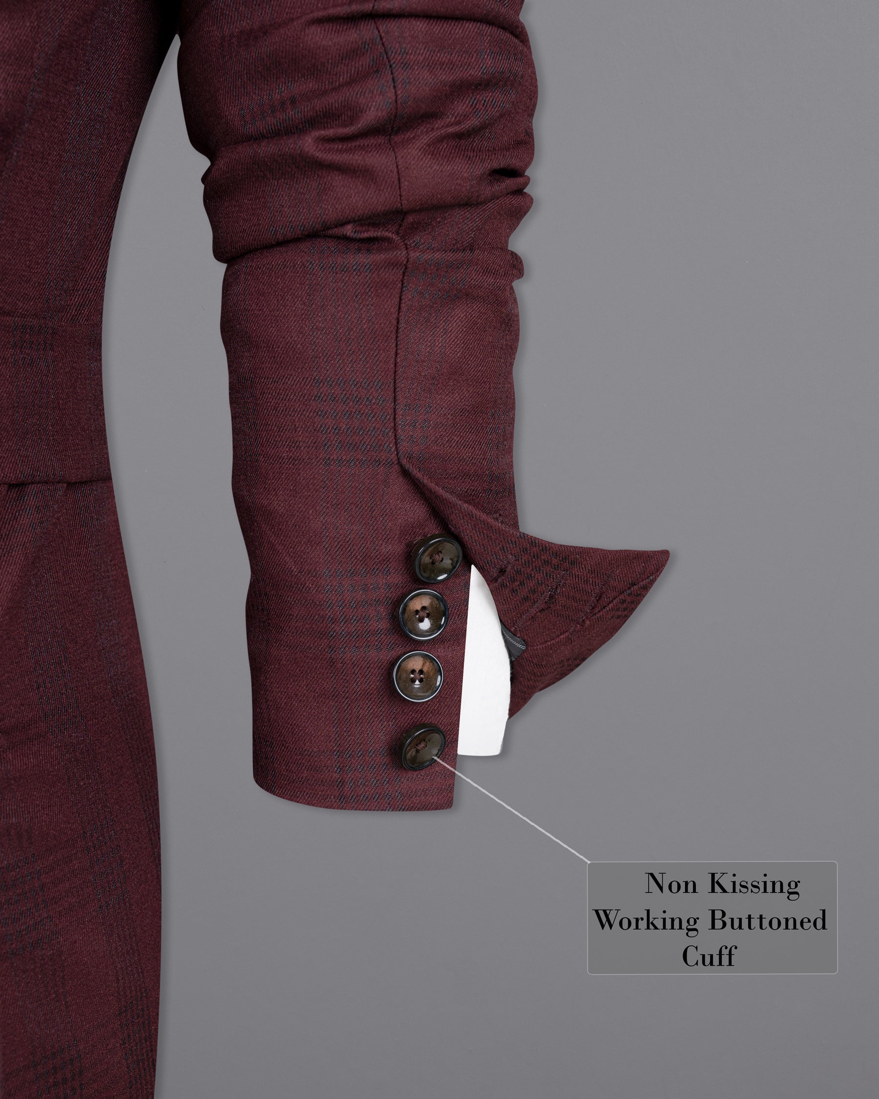 Buccaneer Burgundy Plaid Double Breasted Wool Rich Blazer BL1414-DB-D8-36, BL1414-DB-D8-38, BL1414-DB-D8-40, BL1414-DB-D8-42, BL1414-DB-D8-44, BL1414-DB-D8-46, BL1414-DB-D8-48, BL1414-DB-D8-50, BL1414-DB-D8-52, BL1414-DB-D8-54, BL1414-DB-D8-56, BL1414-DB-D8-58, BL1414-DB-D8-60