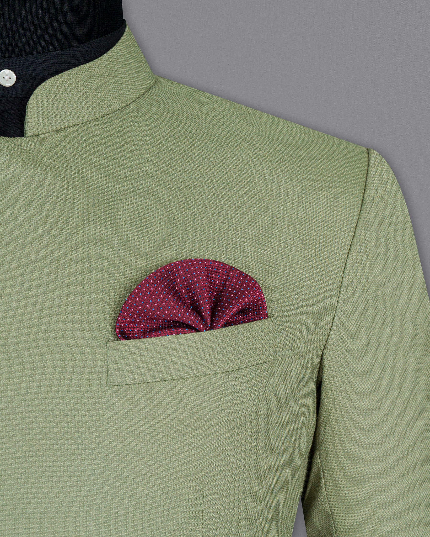 Camouflage Green Cross Buttoned Bandhgala Wool rich Blazer BL1437-CBG-36,BL1437-CBG-38,BL1437-CBG-40,BL1437-CBG-42,BL1437-CBG-44,BL1437-CBG-46,BL1437-CBG-48,BL1437-CBG-50,BL1437-CBG-52,BL1437-CBG-54,BL1437-CBG-56,BL1437-CBG-58,BL1437-CBG-60