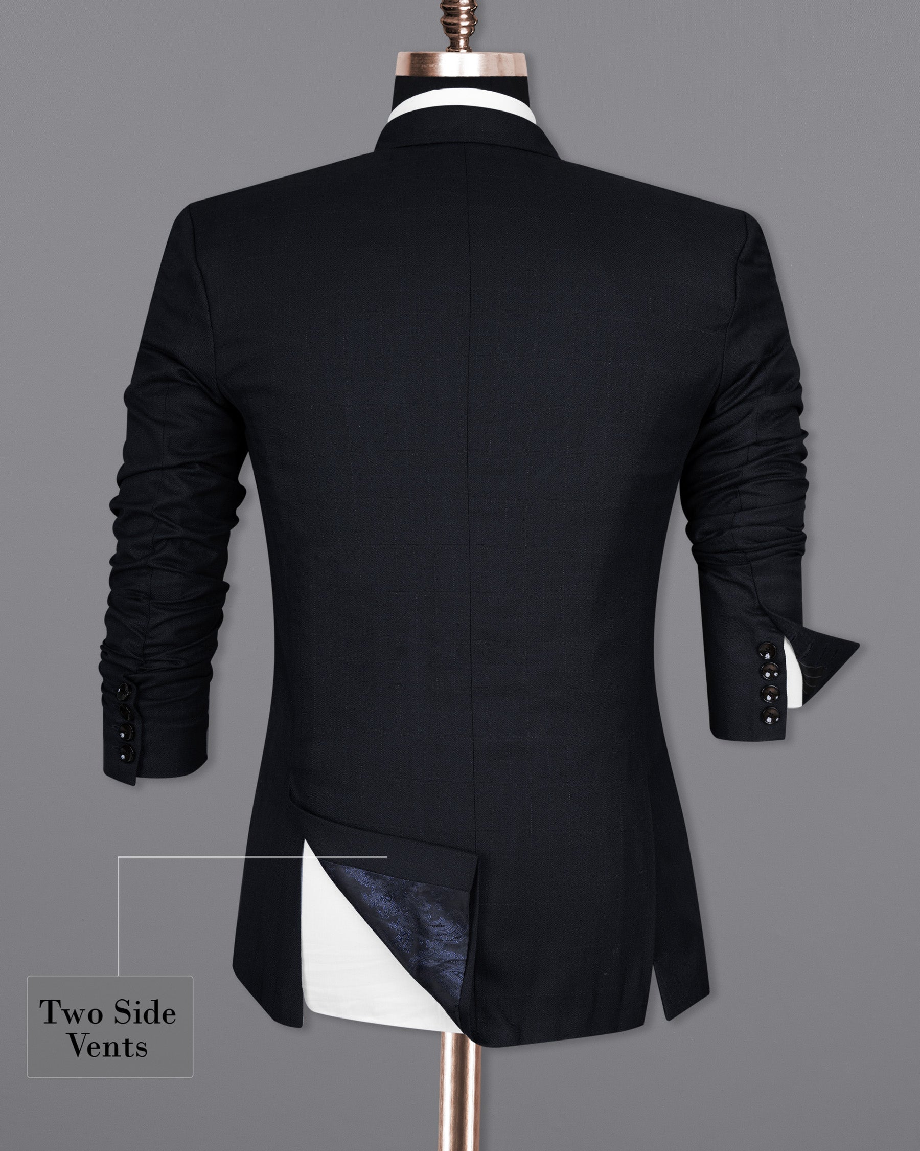 Mirage Black Subtle windowpane Wool Rich Double Breasted Blazer BL1462-DB-2B-36,BL1462-DB-2B-38,BL1462-DB-2B-40,BL1462-DB-2B-42,BL1462-DB-2B-44,BL1462-DB-2B-46,BL1462-DB-2B-48,BL1462-DB-2B-50,BL1462-DB-2B-52,BL1462-DB-2B-54,BL1462-DB-2B-56,BL1462-DB-2B-58,BL1462-DB-2B-60