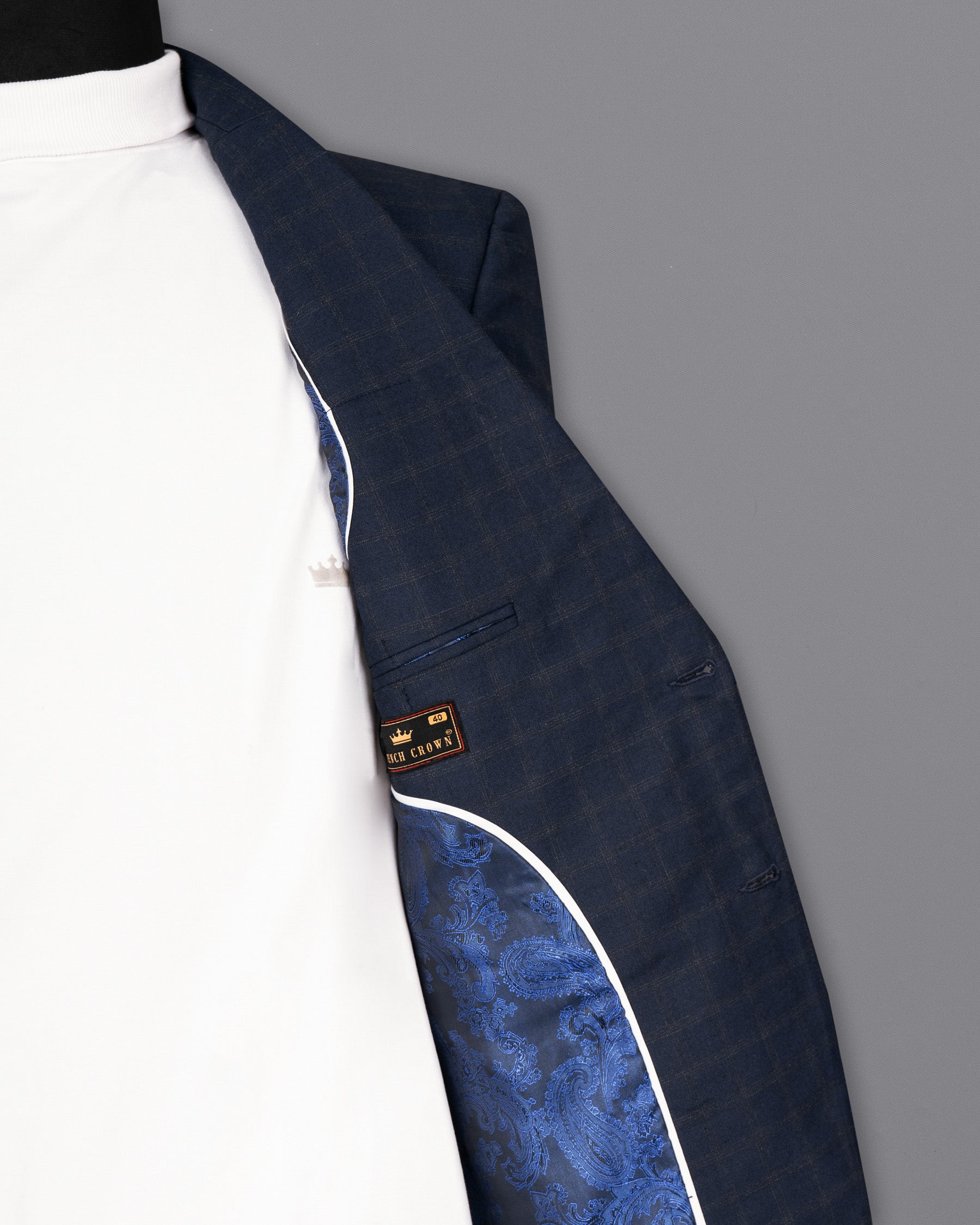 Ebony Clay Windowpane Wool Rich Sports Blazer BL1471-SBP-D9-36,BL1471-SBP-D9-38,BL1471-SBP-D9-40,BL1471-SBP-D9-42,BL1471-SBP-D9-44,BL1471-SBP-D9-46,BL1471-SBP-D9-48,BL1471-SBP-D9-50,BL1471-SBP-D9-52,BL1471-SBP-D9-54,BL1471-SBP-D9-56,BL1471-SBP-D9-58,BL1471-SBP-D9-60