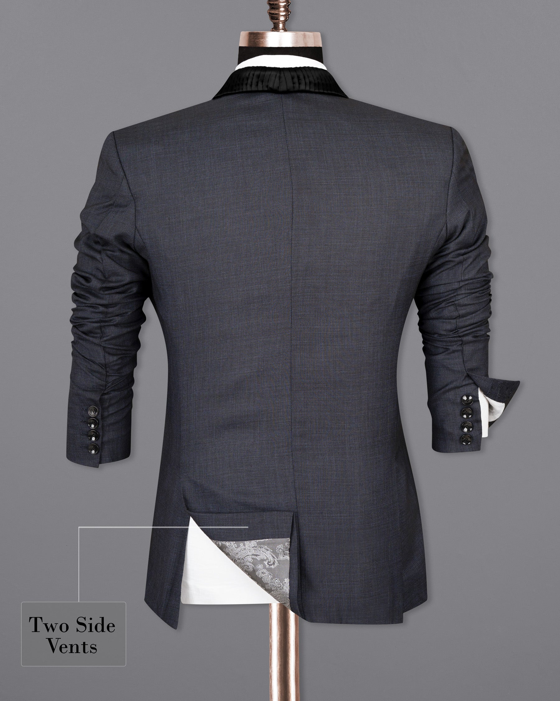 Midnight Express Plaid Woolrich Tuxedo Blazer