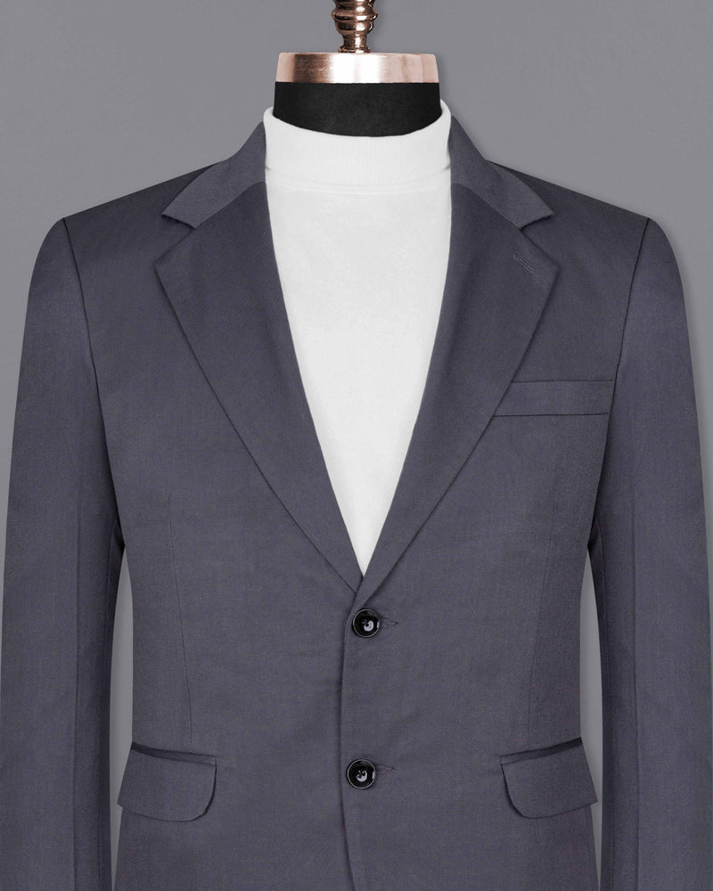 Trout Grey Wool Rich Blazer BL1527-SB-36, BL1527-SB-38, BL1527-SB-40, BL1527-SB-42, BL1527-SB-44, BL1527-SB-46, BL1527-SB-48, BL1527-SB-50, BL1527-SB-52, BL1527-SB-54, BL1527-SB-56, BL1527-SB-58, BL1527-SB-60