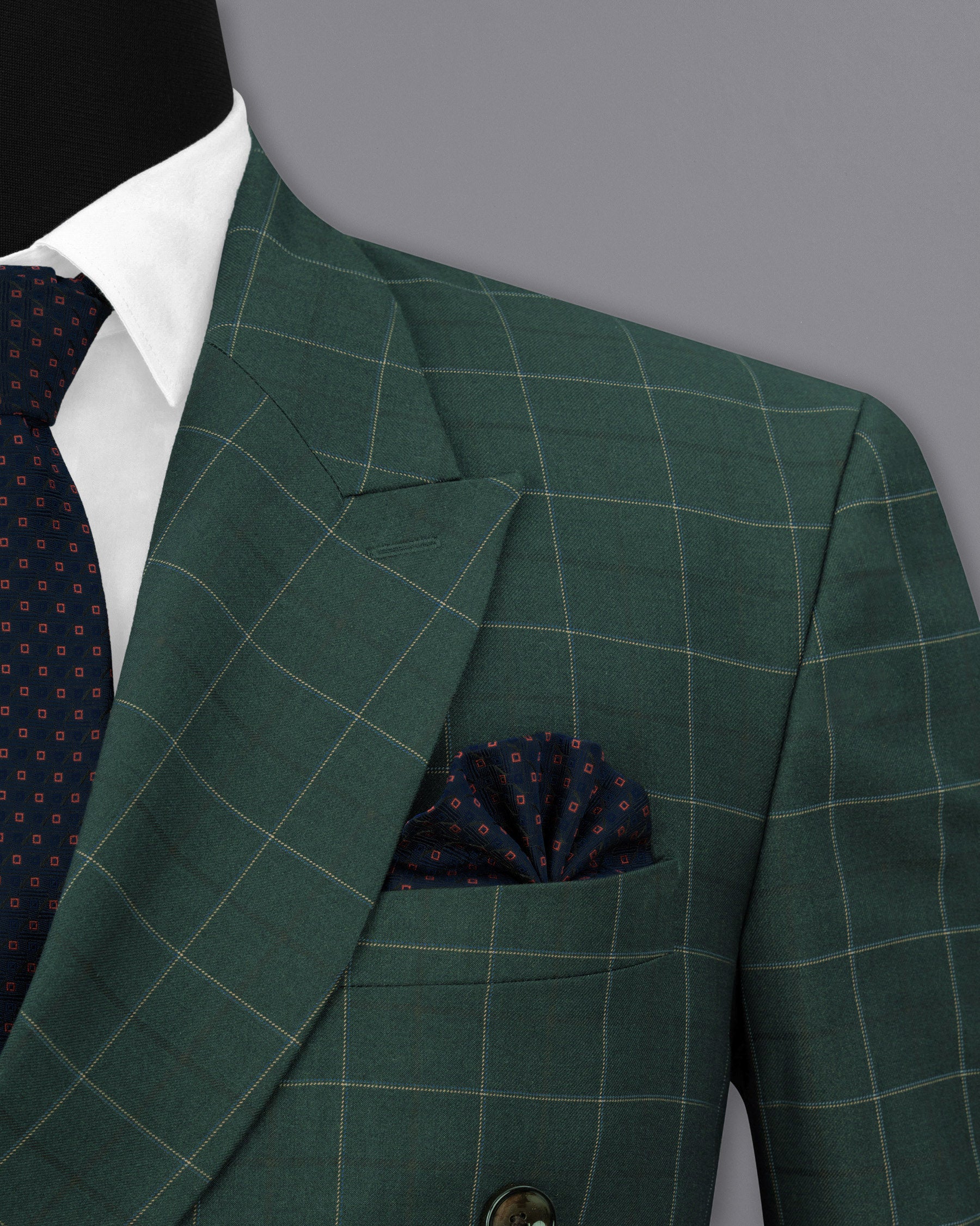 Lunar Green Super fine windowpane Double Breasted Woolrich Blazer BL1624-DB-4B-36, BL1624-DB-4B-38, BL1624-DB-4B-40, BL1624-DB-4B-42, BL1624-DB-4B-44, BL1624-DB-4B-46, BL1624-DB-4B-48, BL1624-DB-4B-50, BL1624-DB-4B-52, BL1624-DB-4B-54, BL1624-DB-4B-56, BL1624-DB-4B-58, BL1624-DB-4B-60