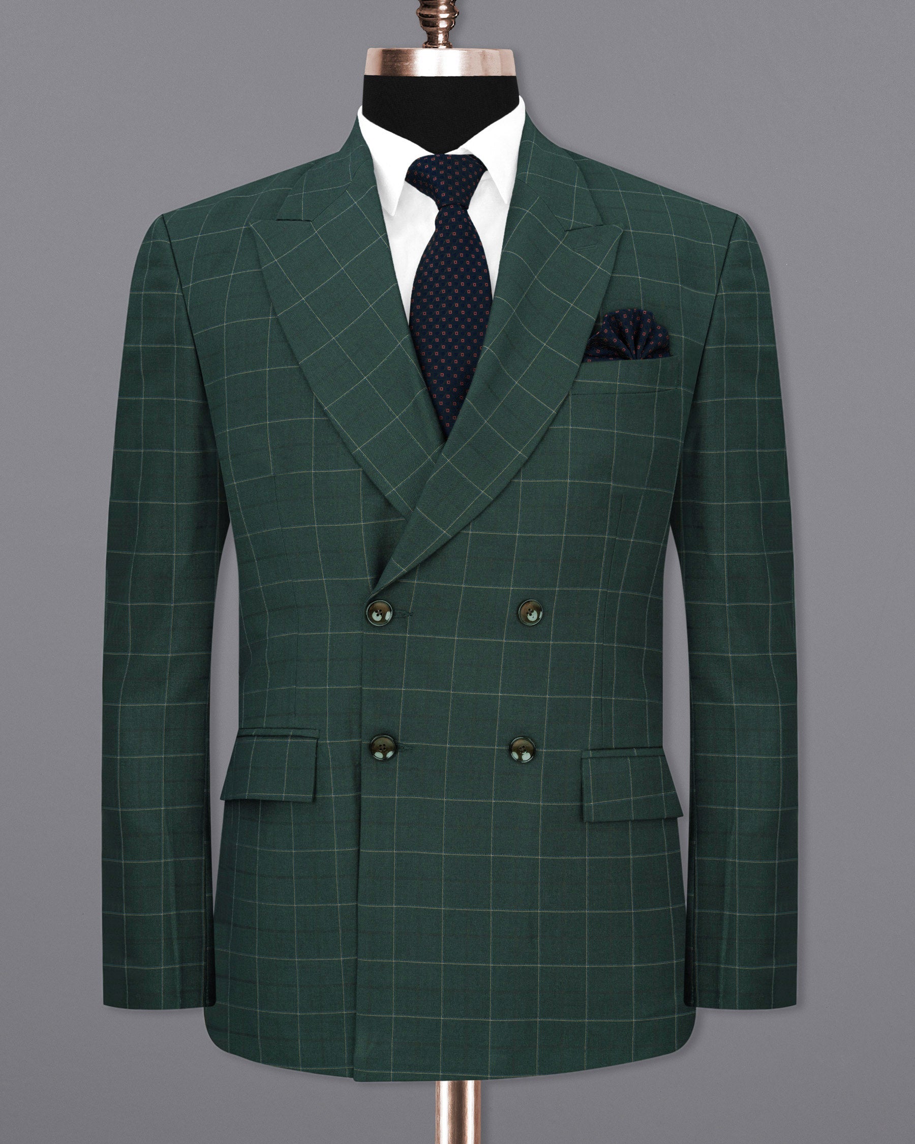 Lunar Green Super fine windowpane Double Breasted Woolrich Blazer BL1624-DB-4B-36, BL1624-DB-4B-38, BL1624-DB-4B-40, BL1624-DB-4B-42, BL1624-DB-4B-44, BL1624-DB-4B-46, BL1624-DB-4B-48, BL1624-DB-4B-50, BL1624-DB-4B-52, BL1624-DB-4B-54, BL1624-DB-4B-56, BL1624-DB-4B-58, BL1624-DB-4B-60
