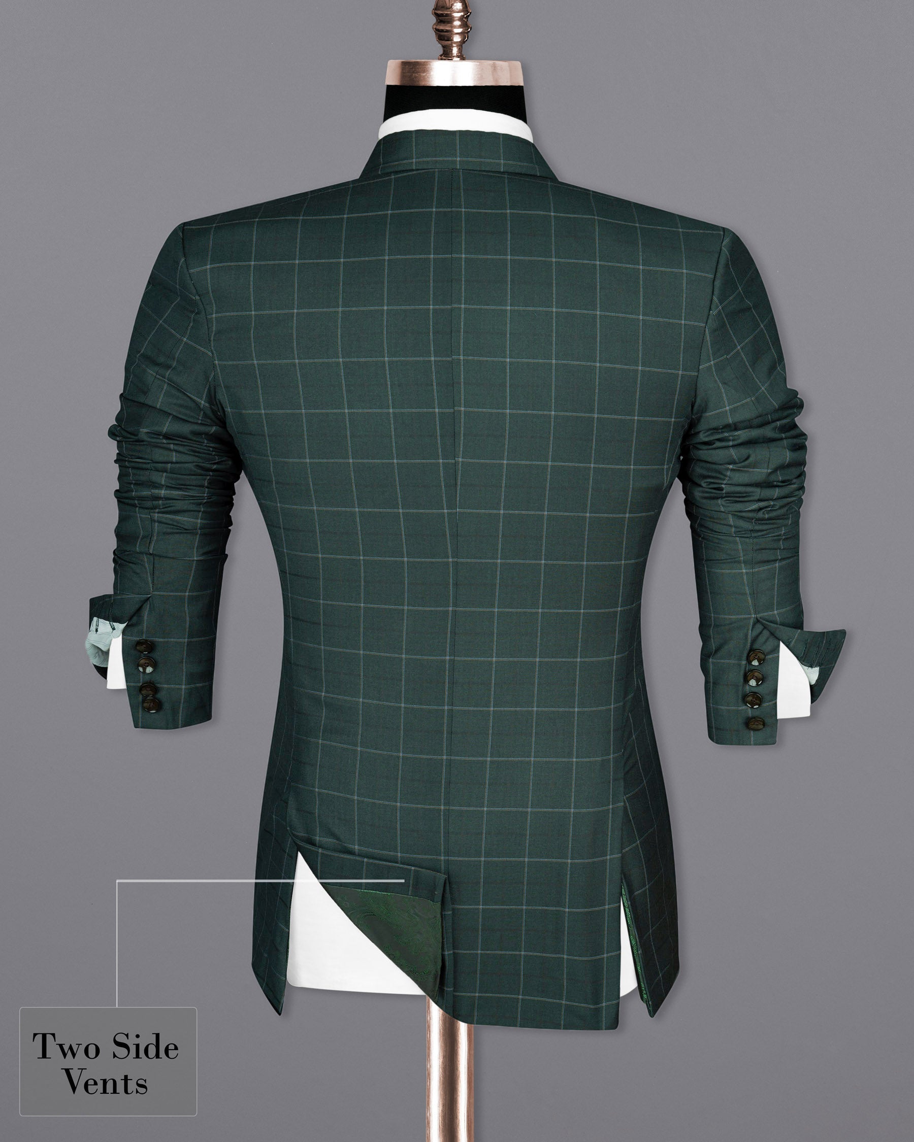 Lunar Green Super fine windowpane Double Breasted Woolrich Blazer BL1624-DB-4B-36, BL1624-DB-4B-38, BL1624-DB-4B-40, BL1624-DB-4B-42, BL1624-DB-4B-44, BL1624-DB-4B-46, BL1624-DB-4B-48, BL1624-DB-4B-50, BL1624-DB-4B-52, BL1624-DB-4B-54, BL1624-DB-4B-56, BL1624-DB-4B-58, BL1624-DB-4B-60