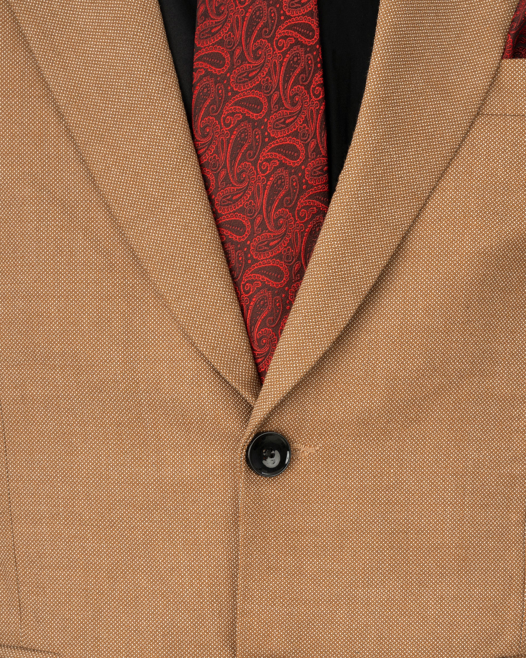 Brownish Dobby Textured Blazer