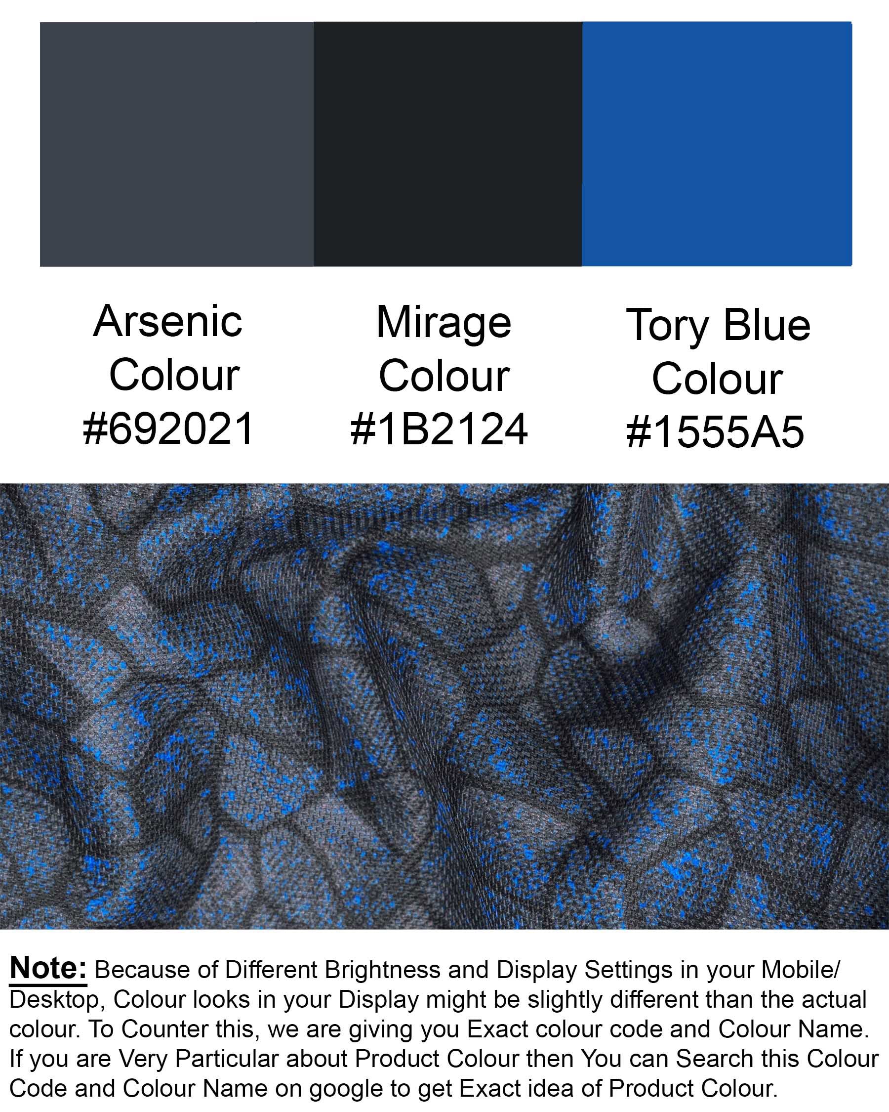 Arsenic with Mirage Black Designer Blazer BL1820-SB-36, BL1820-SB-38, BL1820-SB-40, BL1820-SB-42, BL1820-SB-44, BL1820-SB-46, BL1820-SB-48, BL1820-SB-50, BL1820-SB-52, BL1820-SB-54, BL1820-SB-56, BL1820-SB-58, BL1820-SB-60