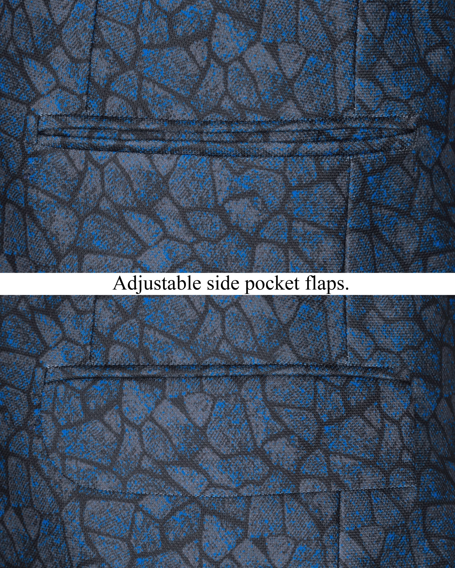 Arsenic with Mirage Black Designer Blazer BL1820-SB-36, BL1820-SB-38, BL1820-SB-40, BL1820-SB-42, BL1820-SB-44, BL1820-SB-46, BL1820-SB-48, BL1820-SB-50, BL1820-SB-52, BL1820-SB-54, BL1820-SB-56, BL1820-SB-58, BL1820-SB-60