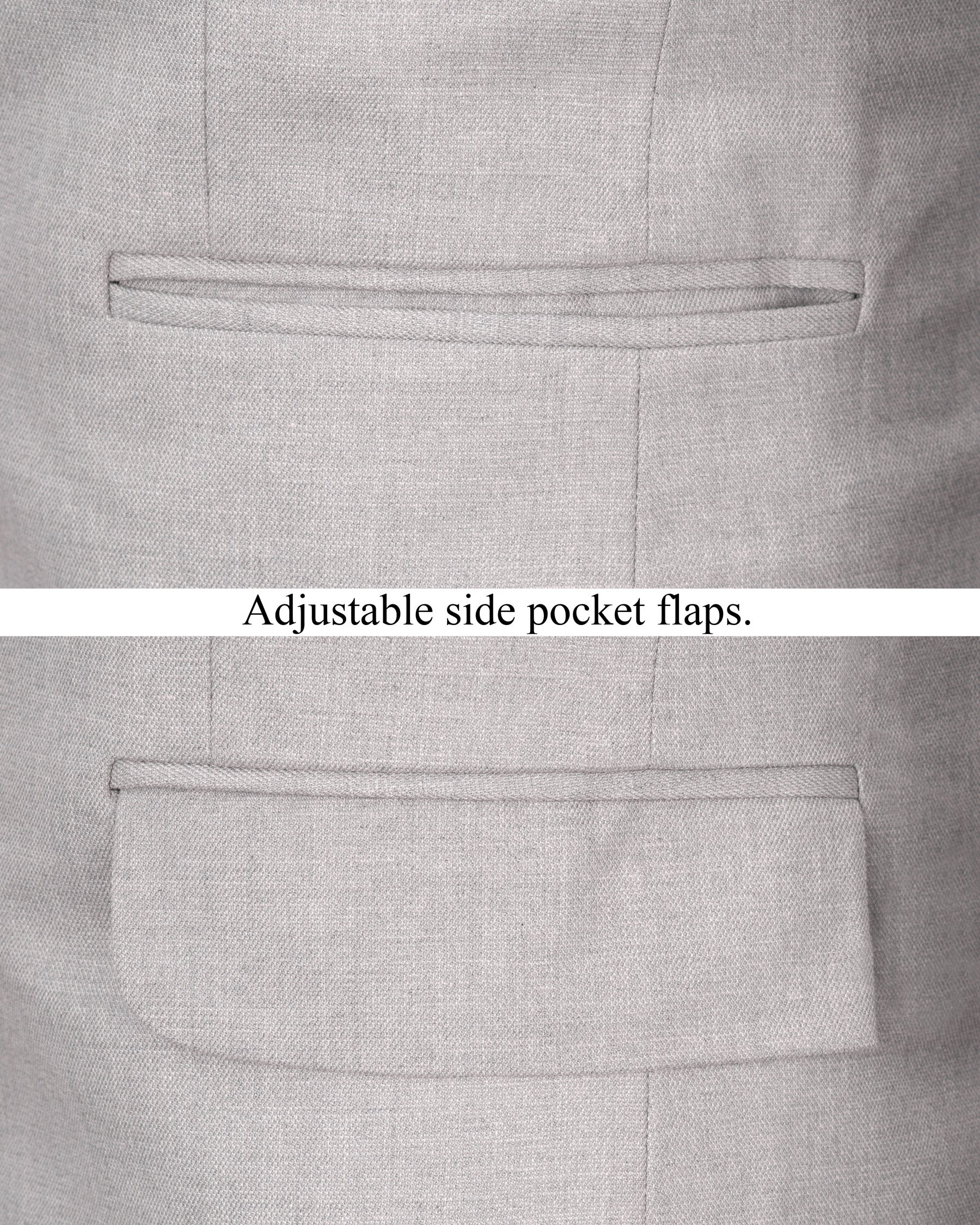 Nobel Gray Single Breasted Blazer BL1837-SB-36, BL1837-SB-38, BL1837-SB-40, BL1837-SB-42, BL1837-SB-44, BL1837-SB-46, BL1837-SB-48, BL1837-SB-50, BL1837-SB-52, BL1837-SB-54, BL1837-SB-56, BL1837-SB-58, BL1837-SB-60