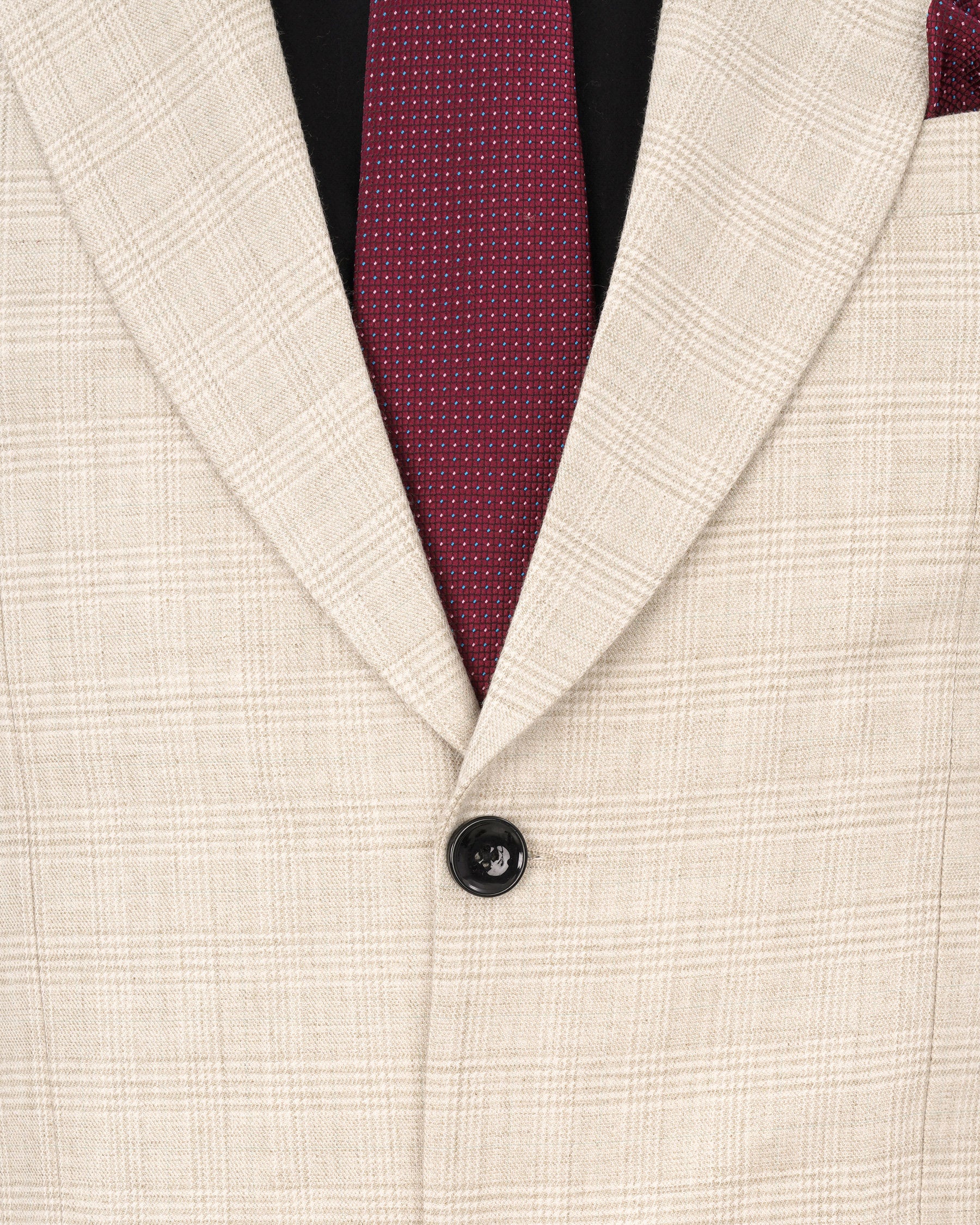 Merino Brown Plaid Blazer BL1899-SB-36,BL1899-SB-38,BL1899-SB-40,BL1899-SB-42,BL1899-SB-44,BL1899-SB-46,BL1899-SB-48,BL1899-SB-50,BL1899-SB-52,BL1899-SB-54,BL1899-SB-56,BL1899-SB-58,BL1899-SB-60