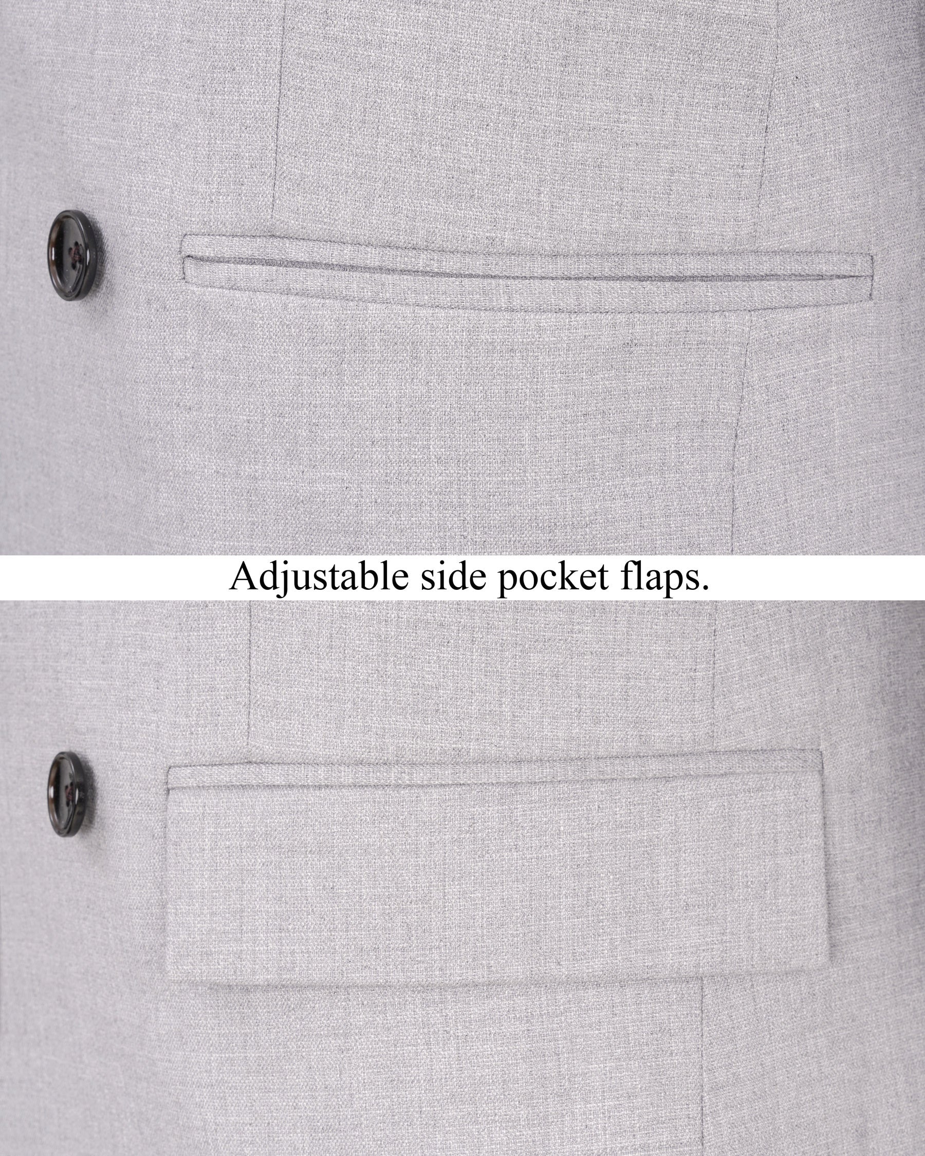 Pearl Slate Gray Double Breasted Blazer BL1900-DB-36,BL1900-DB-38,BL1900-DB-40,BL1900-DB-42,BL1900-DB-44,BL1900-DB-46,BL1900-DB-48,BL1900-DB-50,BL1900-DB-52,BL1900-DB-54,BL1900-DB-56,BL1900-DB-58,BL1900-DB-60