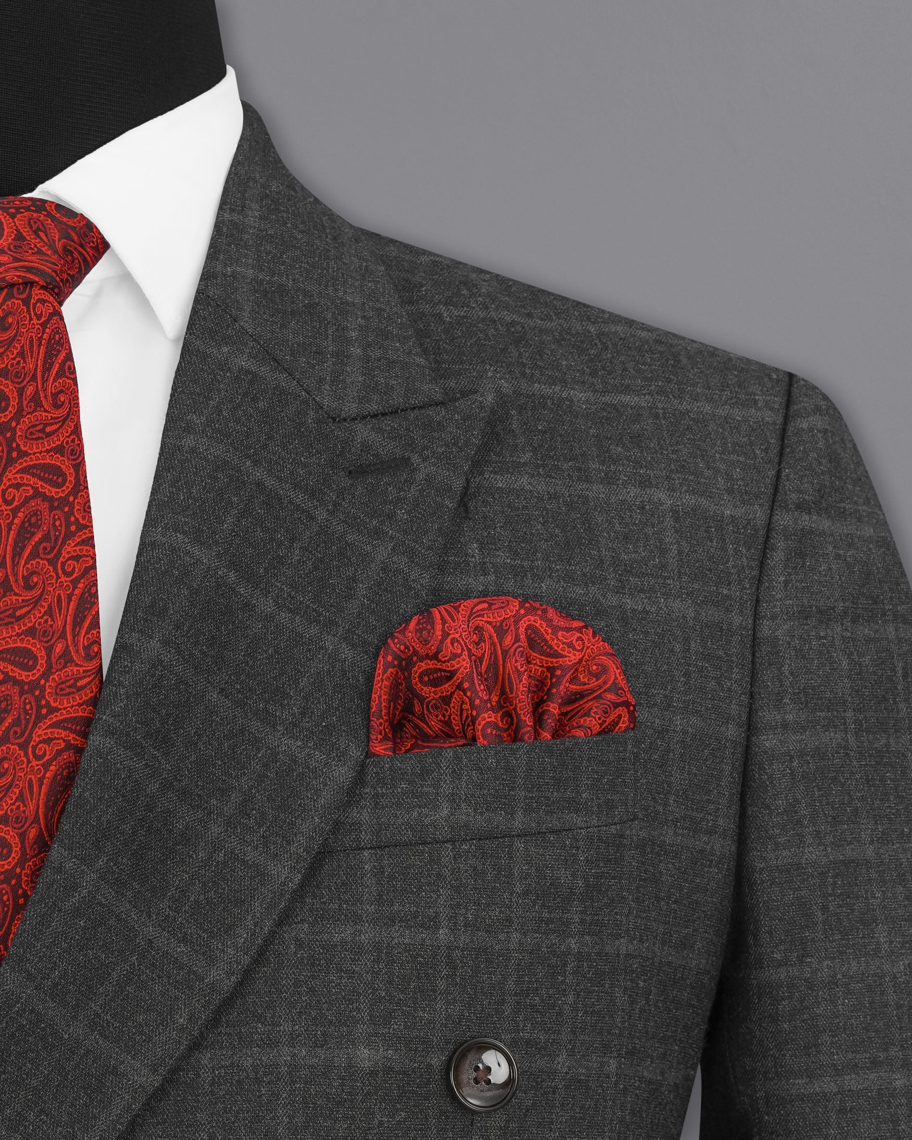 Dune Gray windowpane Double Breasted Blazer BL1949-DB-36,BL1949-DB-38,BL1949-DB-40,BL1949-DB-42,BL1949-DB-44,BL1949-DB-46,BL1949-DB-48,BL1949-DB-50,BL1949-DB-52,BL1949-DB-54,BL1949-DB-56,BL1949-DB-58,BL1949-DB-60