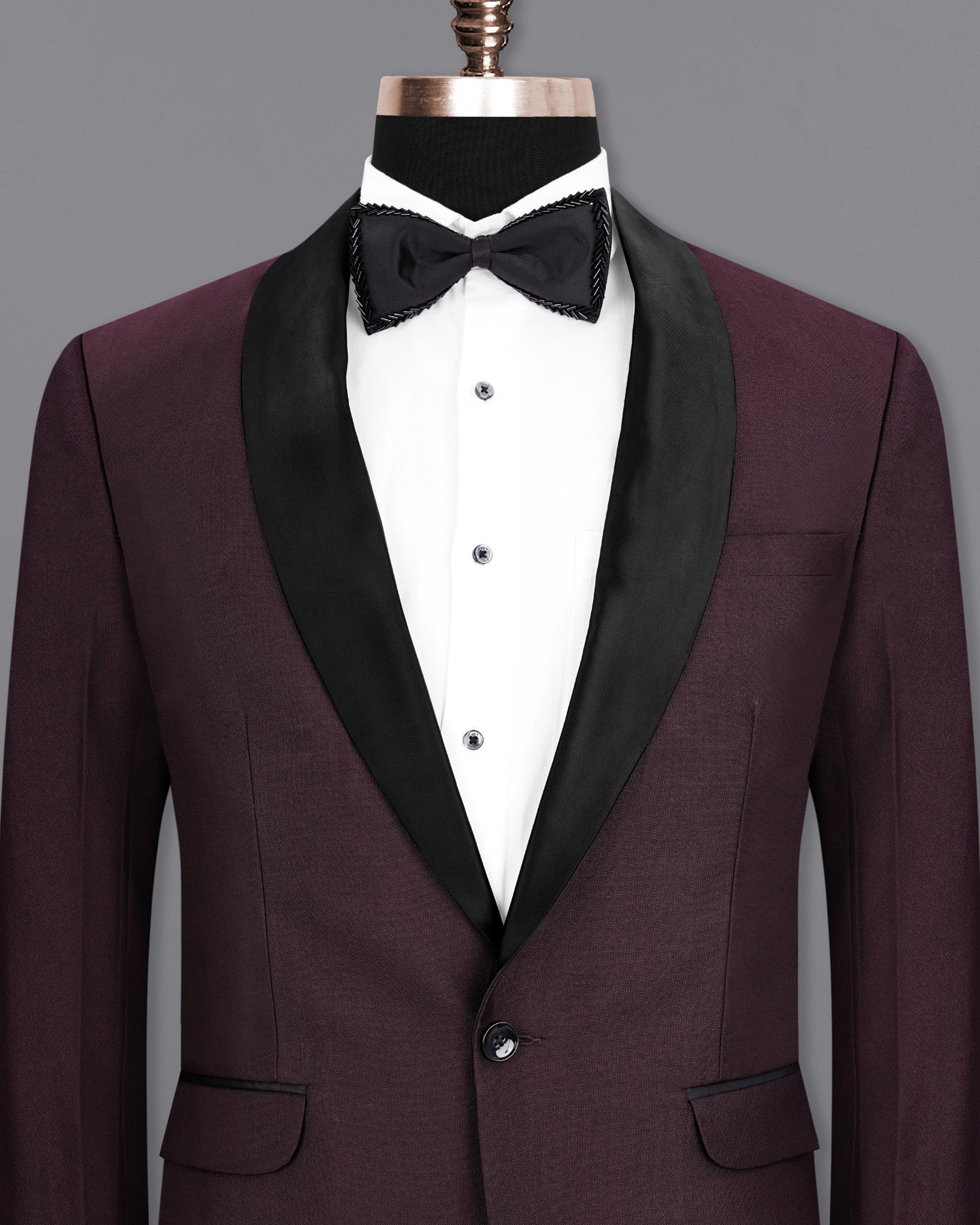 Havana Wine With  Black Lapel Tuxedo Blazer BL1975-BKL-36,  BL1975-BKL-38,  BL1975-BKL-40,  BL1975-BKL-42,  BL1975-BKL-44,  BL1975-BKL-46,  BL1975-BKL-48,  BL1975-BKL-50,  BL1975-BKL-52,  BL1975-BKL-54,  BL1975-BKL-56,  BL1975-BKL-58,  BL1975-BKL-60