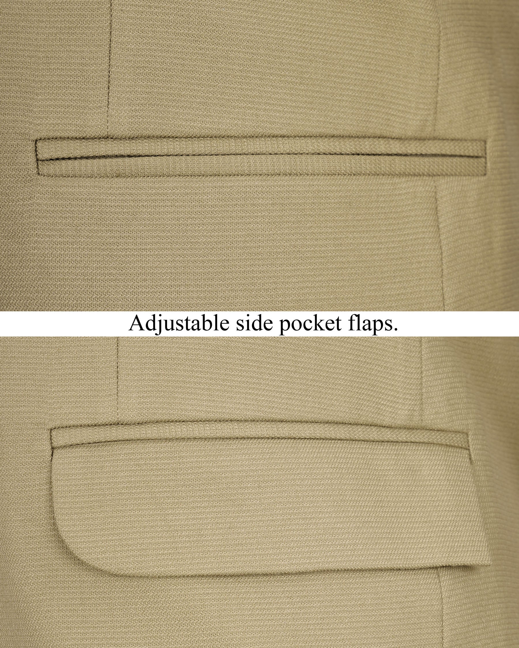 Sandrift Beige Cross-Buttoned Bandhgala Blazer BL1978-CBG-36, BL1978-CBG-38, BL1978-CBG-40, BL1978-CBG-42, BL1978-CBG-44, BL1978-CBG-46, BL1978-CBG-48, BL1978-CBG-50, BL1978-CBG-52, BL1978-CBG-54, BL1978-CBG-56, BL1978-CBG-58, BL1978-CBG-60