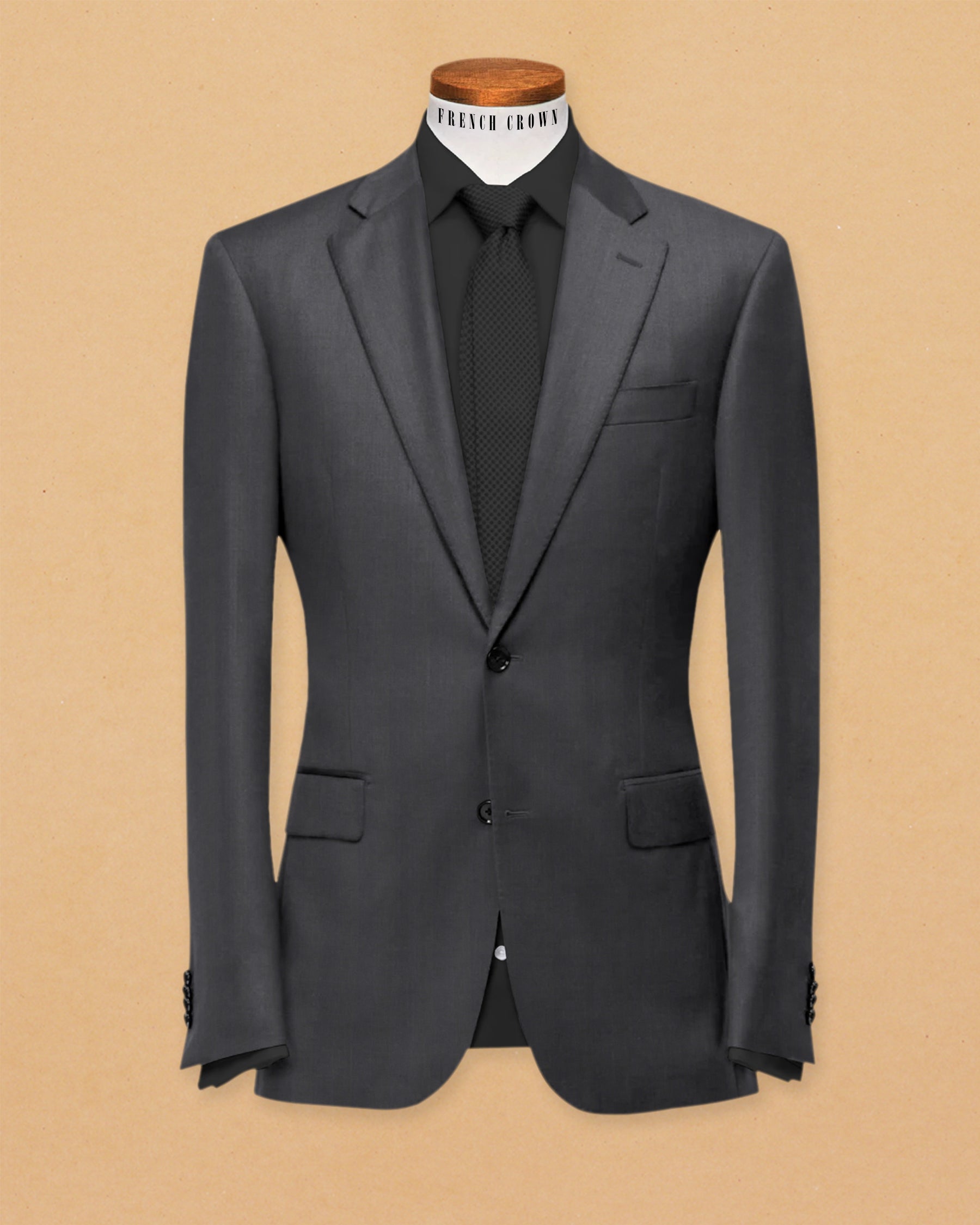 Air Force grey subtle Checked Blazer