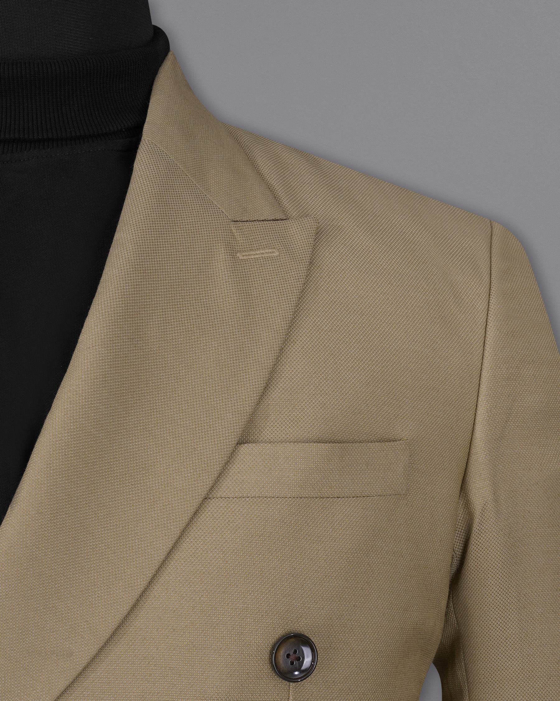 Tallow Brown Double Breasted Blazer BL2026-DB-36, BL2026-DB-38, BL2026-DB-40, BL2026-DB-42, BL2026-DB-44, BL2026-DB-46, BL2026-DB-48, BL2026-DB-50, BL2026-DB-52, BL2026-DB-54, BL2026-DB-56, BL2026-DB-58, BL2026-DB-60