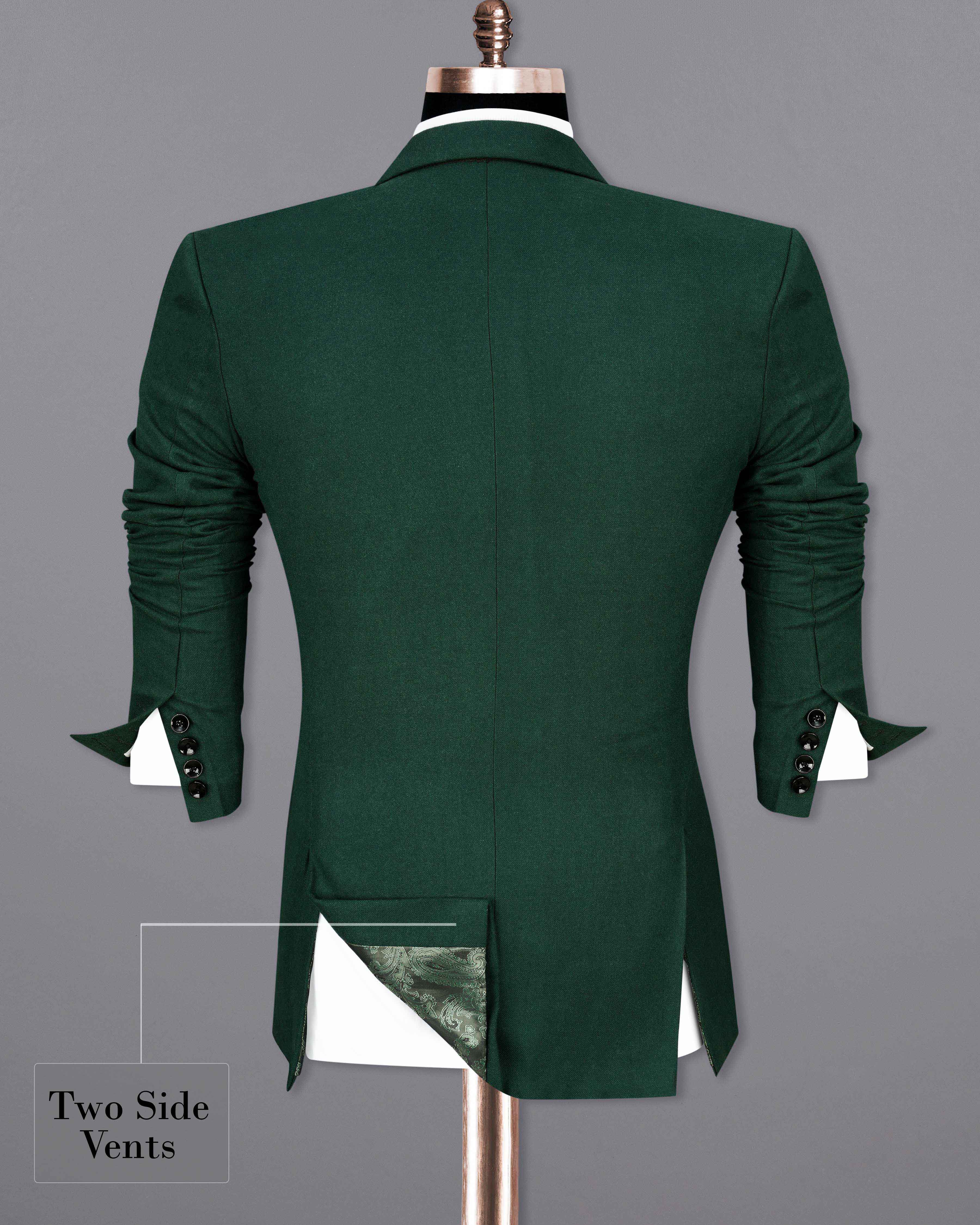 Celtic Green Single Breasted Blazer BL2069-SB-36, BL2069-SB-38, BL2069-SB-40, BL2069-SB-42, BL2069-SB-44, BL2069-SB-46, BL2069-SB-48, BL2069-SB-50, BL2069-SB-52, BL2069-SB-54, BL2069-SB-56, BL2069-SB-58, BL2069-SB-60