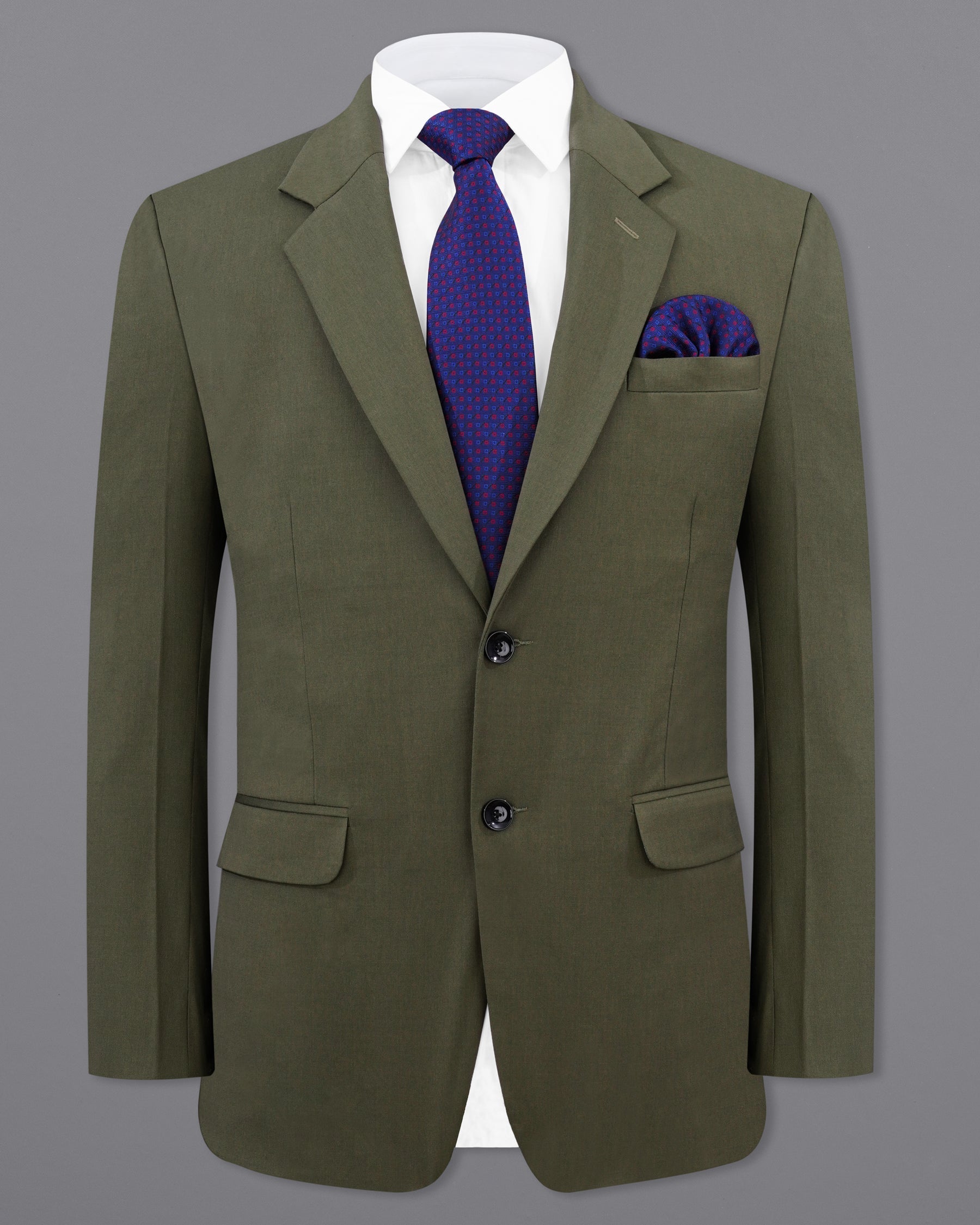 Rifle Green Single Breasted Blazer