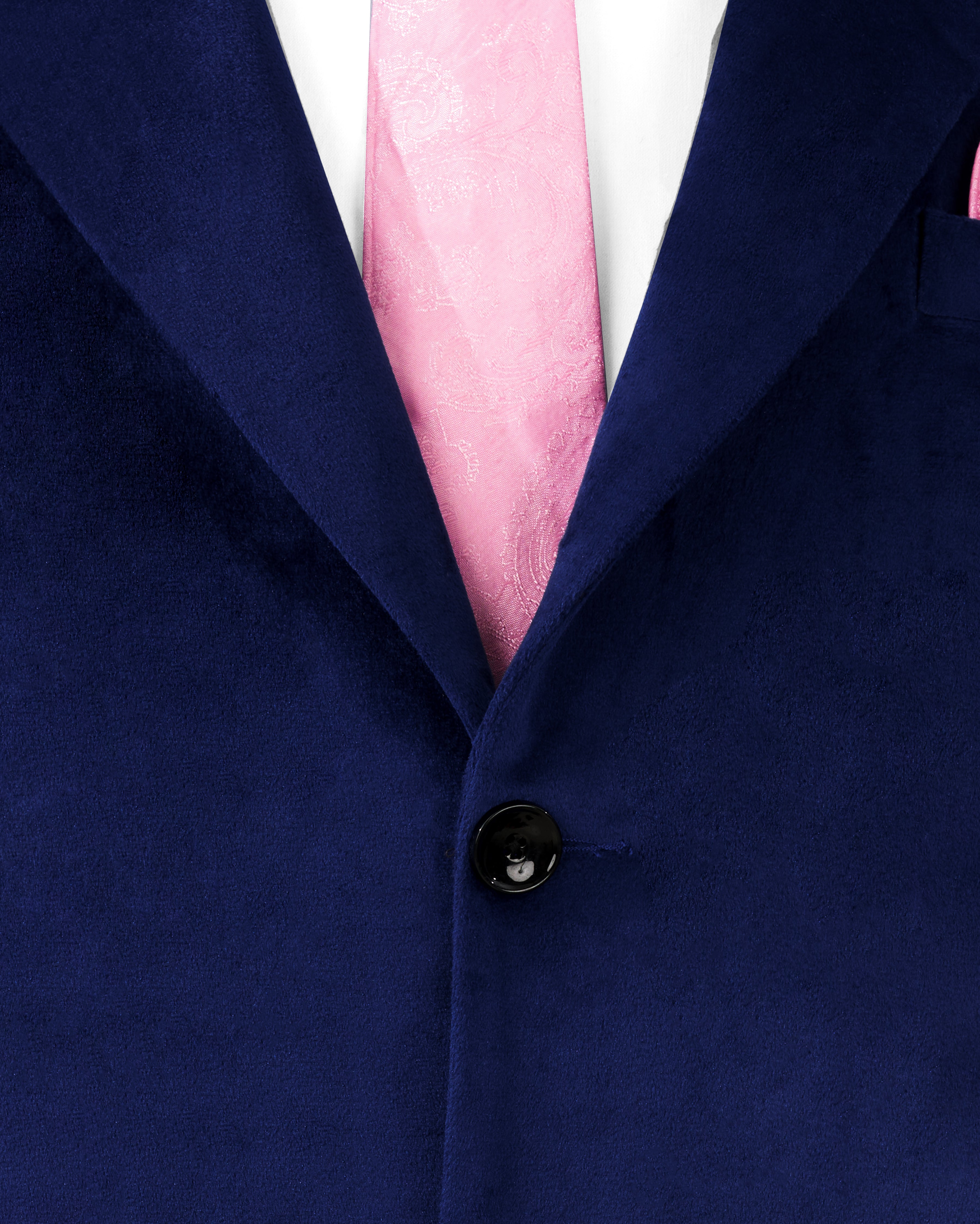 Downriver Navy Blue Single Breasted Velvet Designer Blazer BL2229-SB-36, BL2229-SB-38, BL2229-SB-40, BL2229-SB-42, BL2229-SB-44, BL2229-SB-46, BL2229-SB-48, BL2229-SB-50, BL2229-SB-52, BL2229-SB-54, BL2229-SB-56, BL2229-SB-58, BL2229-SB-60