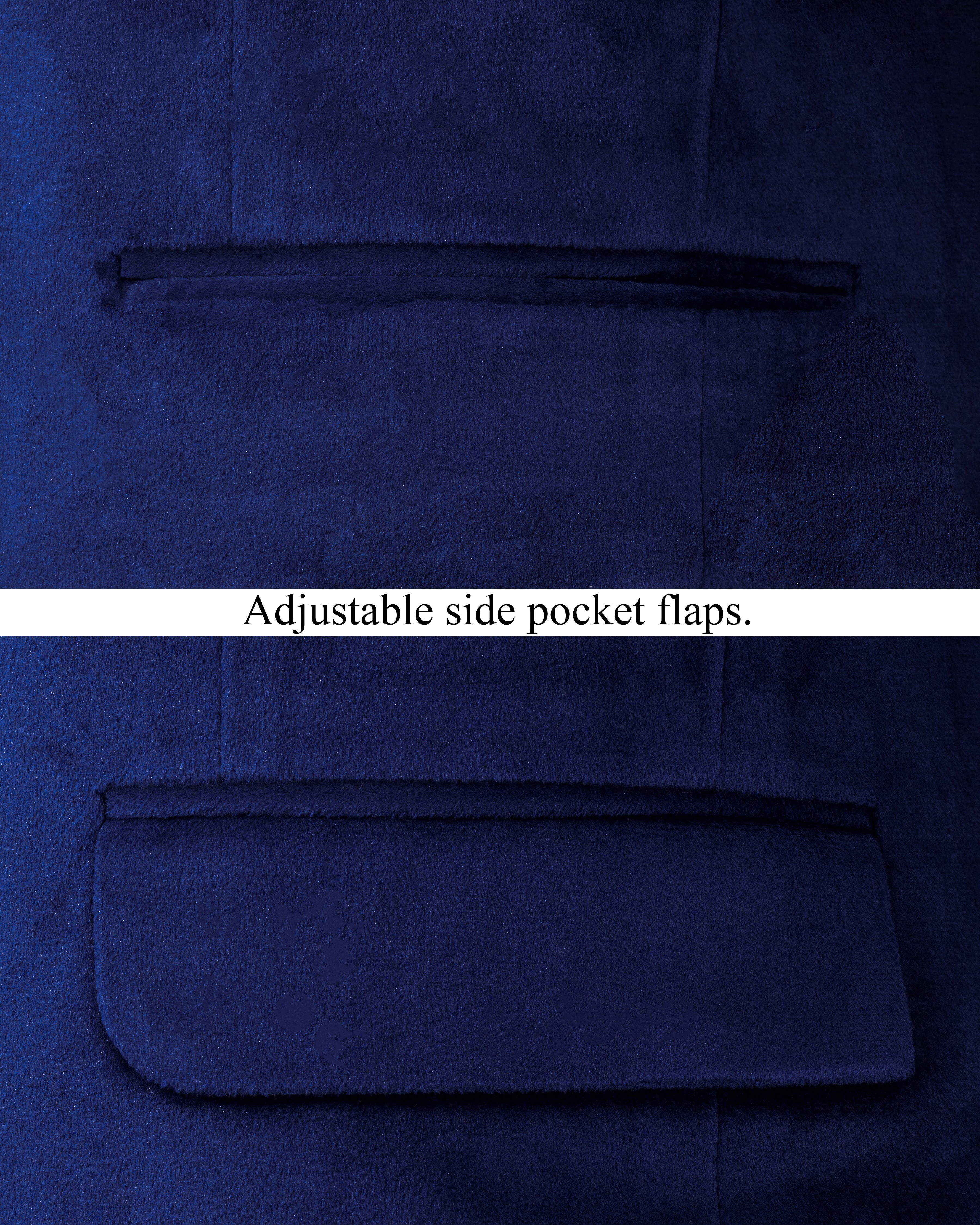 Downriver Navy Blue Single Breasted Velvet Designer Blazer BL2229-SB-36, BL2229-SB-38, BL2229-SB-40, BL2229-SB-42, BL2229-SB-44, BL2229-SB-46, BL2229-SB-48, BL2229-SB-50, BL2229-SB-52, BL2229-SB-54, BL2229-SB-56, BL2229-SB-58, BL2229-SB-60