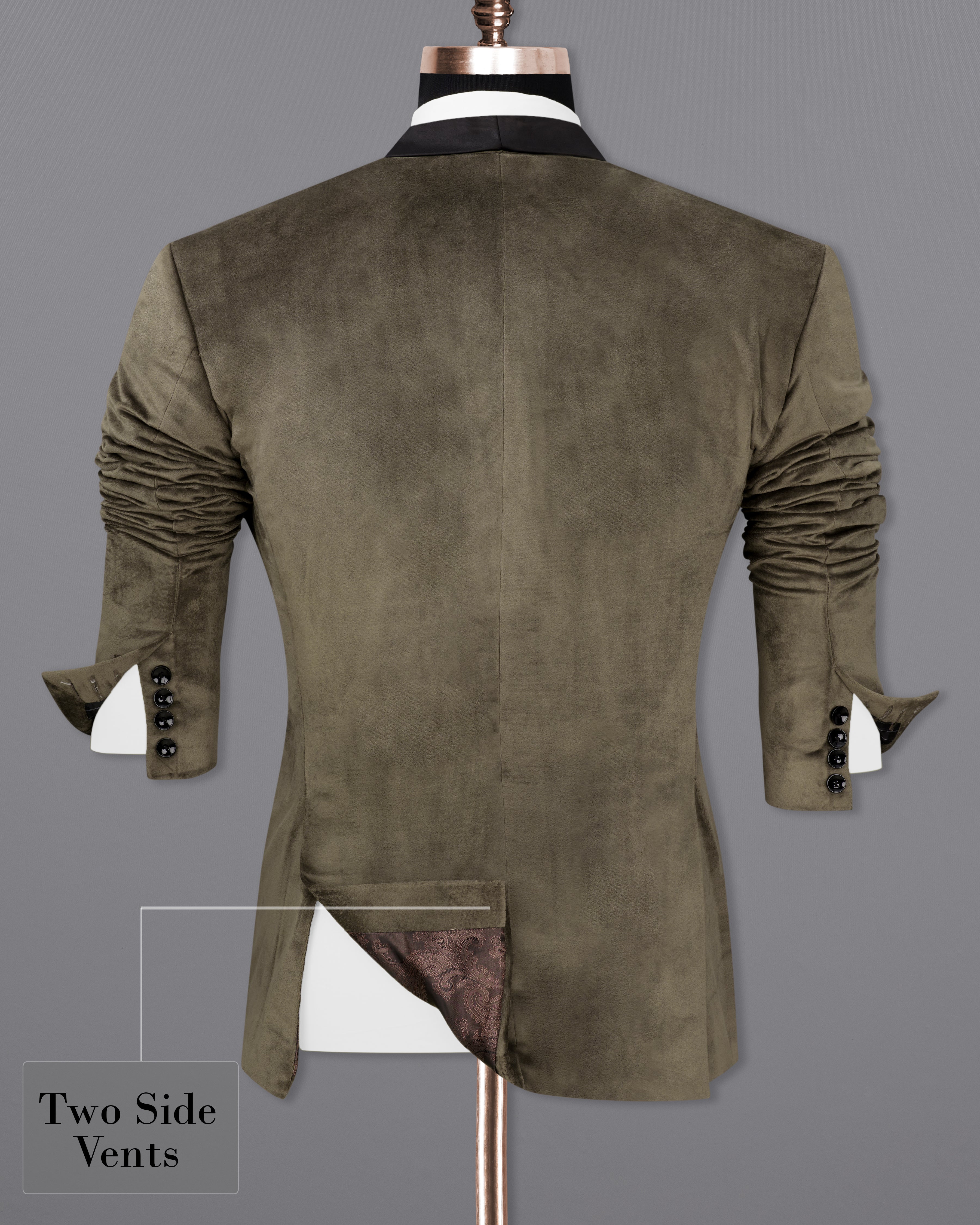 Wenge Brown Velvet Tuxedo Designer Blazer BL2230-BKL-36, BL2230-BKL-38, BL2230-BKL-40, BL2230-BKL-42, BL2230-BKL-44, BL2230-BKL-46, BL2230-BKL-48, BL2230-BKL-50, BL2230-BKL-52, BL2230-BKL-54, BL2230-BKL-56, BL2230-BKL-58, BL2230-BKL-60