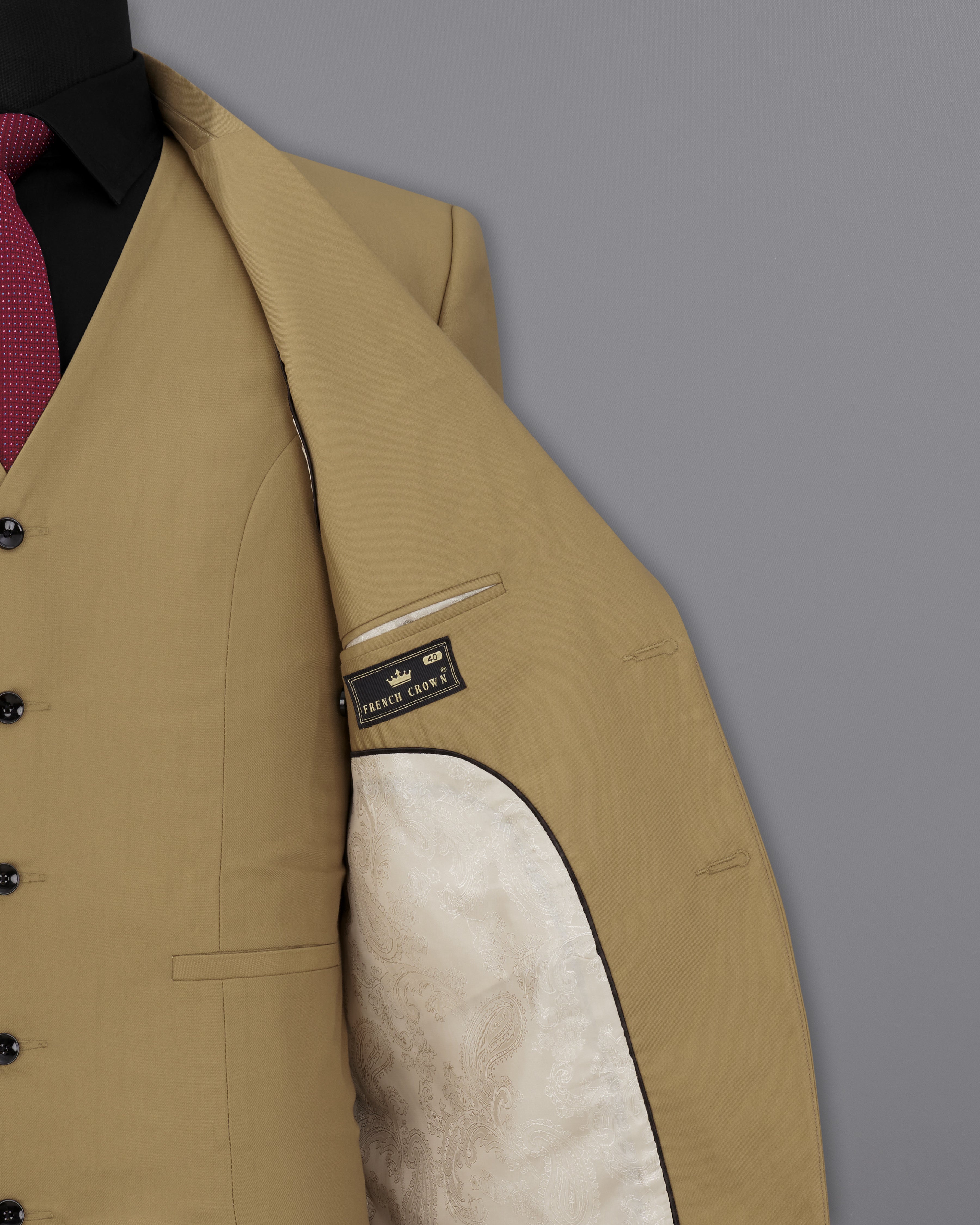 Clay Creek Brown Single Breasted Blazer BL2330-SB-36, BL2330-SB-38, BL2330-SB-40, BL2330-SB-42, BL2330-SB-44, BL2330-SB-46, BL2330-SB-48, BL2330-SB-50, BL2330-SB-52, BL2330-SB-54, BL2330-SB-56, BL2330-SB-58, BL2330-SB-60