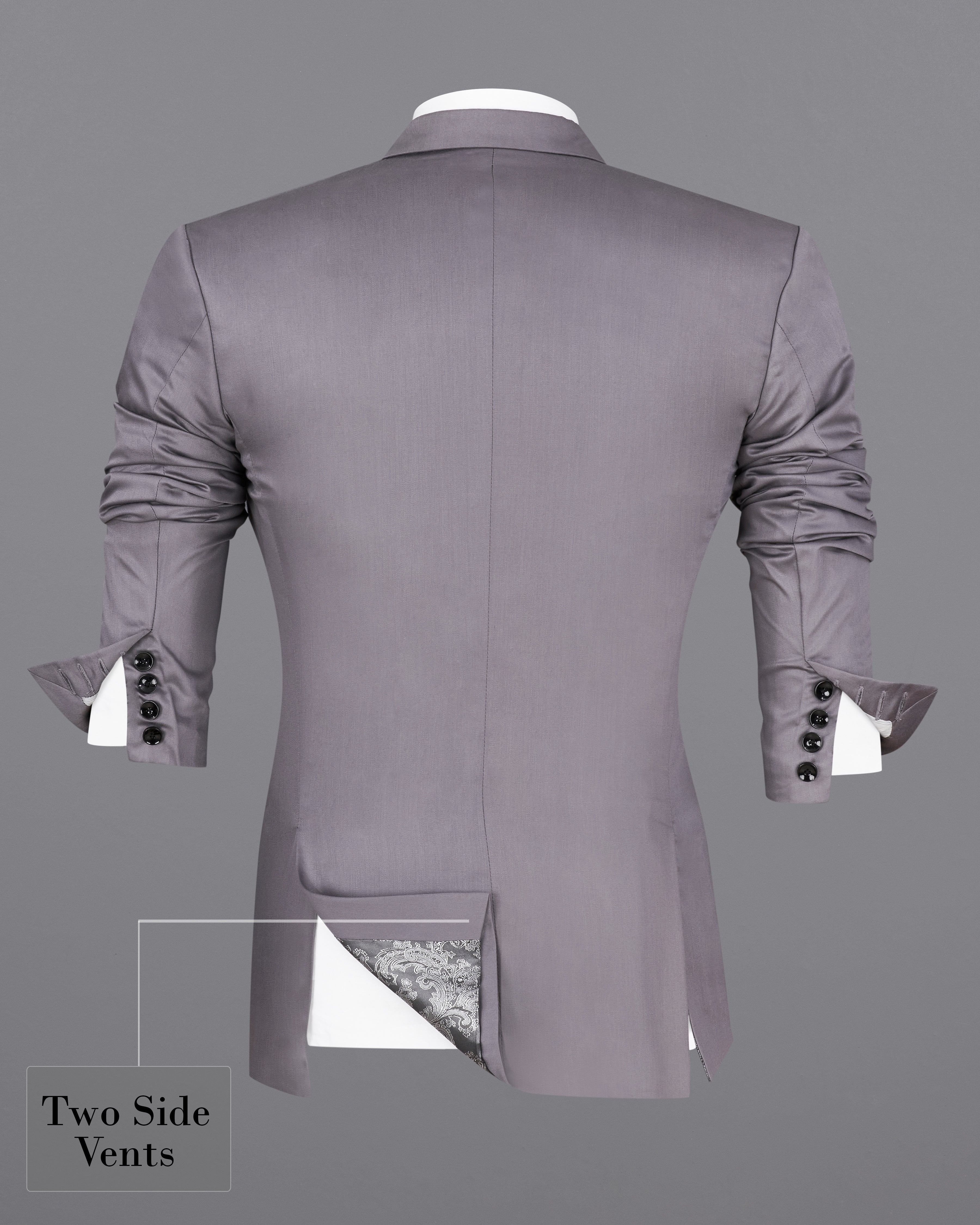 Light Gray Double Breasted Blazer BL2448-DB-36, BL2448-DB-38, BL2448-DB-40, BL2448-DB-42, BL2448-DB-44, BL2448-DB-46, BL2448-DB-48, BL2448-DB-50, BL2448-DB-52, BL2448-DB-54, BL2448-DB-56, BL2448-DB-58, BL2448-DB-60