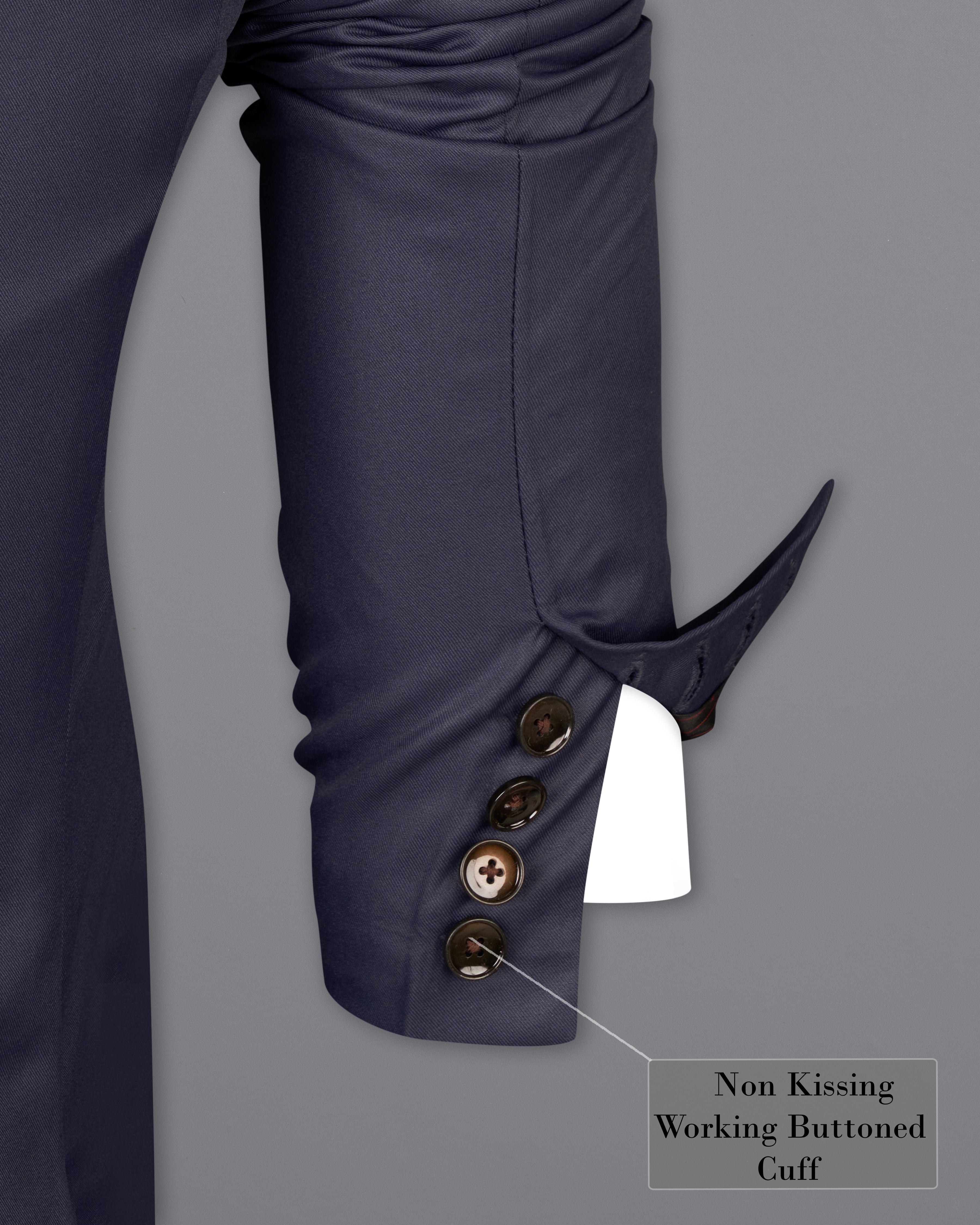 Gunmetal Blue Tuxedo Blazer BL2567-BKL-36,BL2567-BKL-38,BL2567-BKL-40,BL2567-BKL-42,BL2567-BKL-44,BL2567-BKL-46,BL2567-BKL-48,BL2567-BKL-50,,BL2567-BKL-52,BL2567-BKL-54,BL2567-BKL-56,BL2567-BKL-58,BL2567-BKL-60