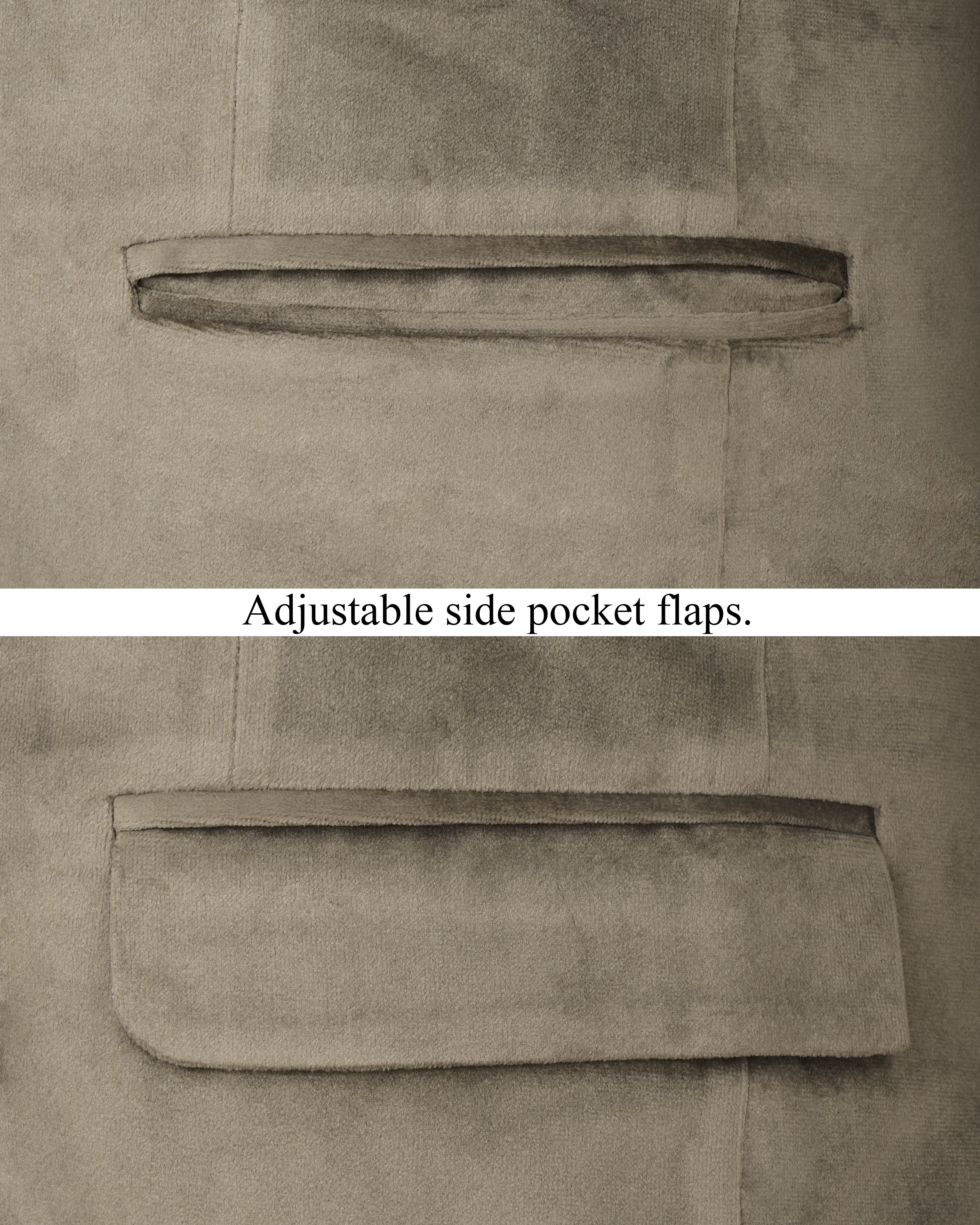 Hemlock Brown Single Breasted Velvet Blazer BL2576-SB-36,BL2576-SB-38,BL2576-SB-40,BL2576-SB-42,BL2576-SB-44,BL2576-SB-46,BL2576-SB-48,BL2576-SB-50,,BL2576-SB-52,BL2576-SB-54,BL2576-SB-56,BL2576-SB-58,BL2576-SB-60